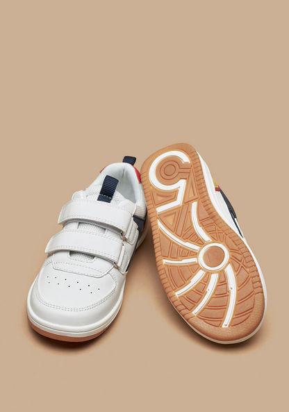 Mister Duchini Colourblock Sneakers with Hook and Loop Closure-Boy%27s Sneakers-image-1