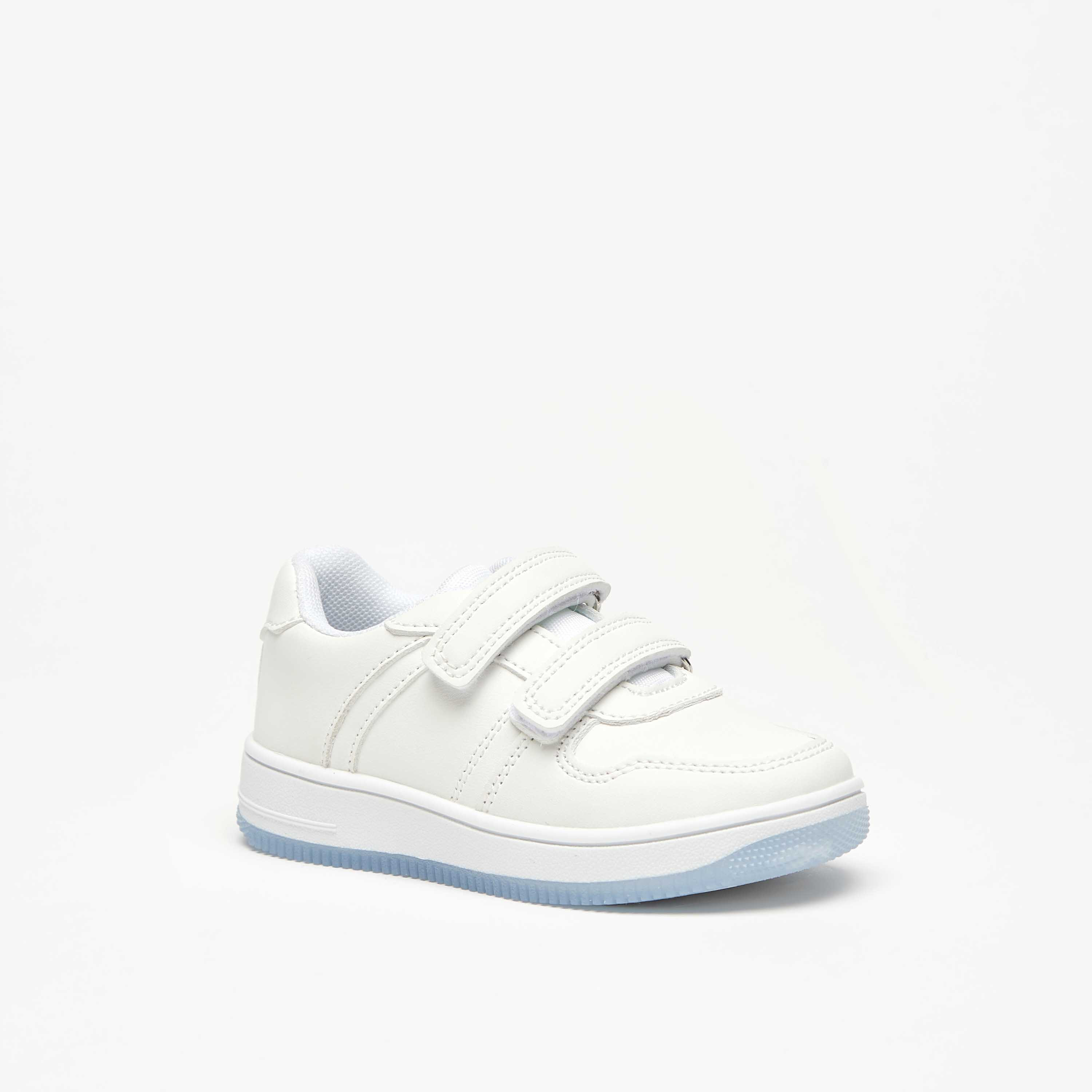 Barefeet Solid Sneakers with Hook and Loop Closure-boys-shoes-sneakers-image-1