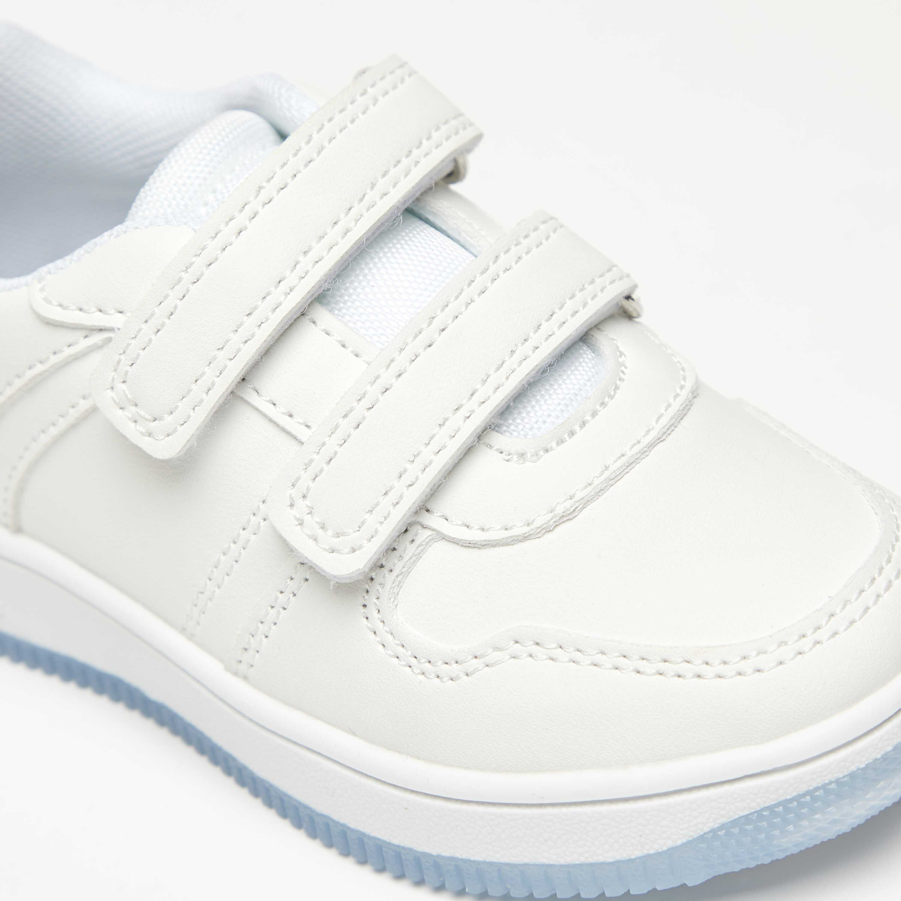 Barefeet Solid Sneakers with Hook and Loop Closure-boys-shoes-sneakers-image-5