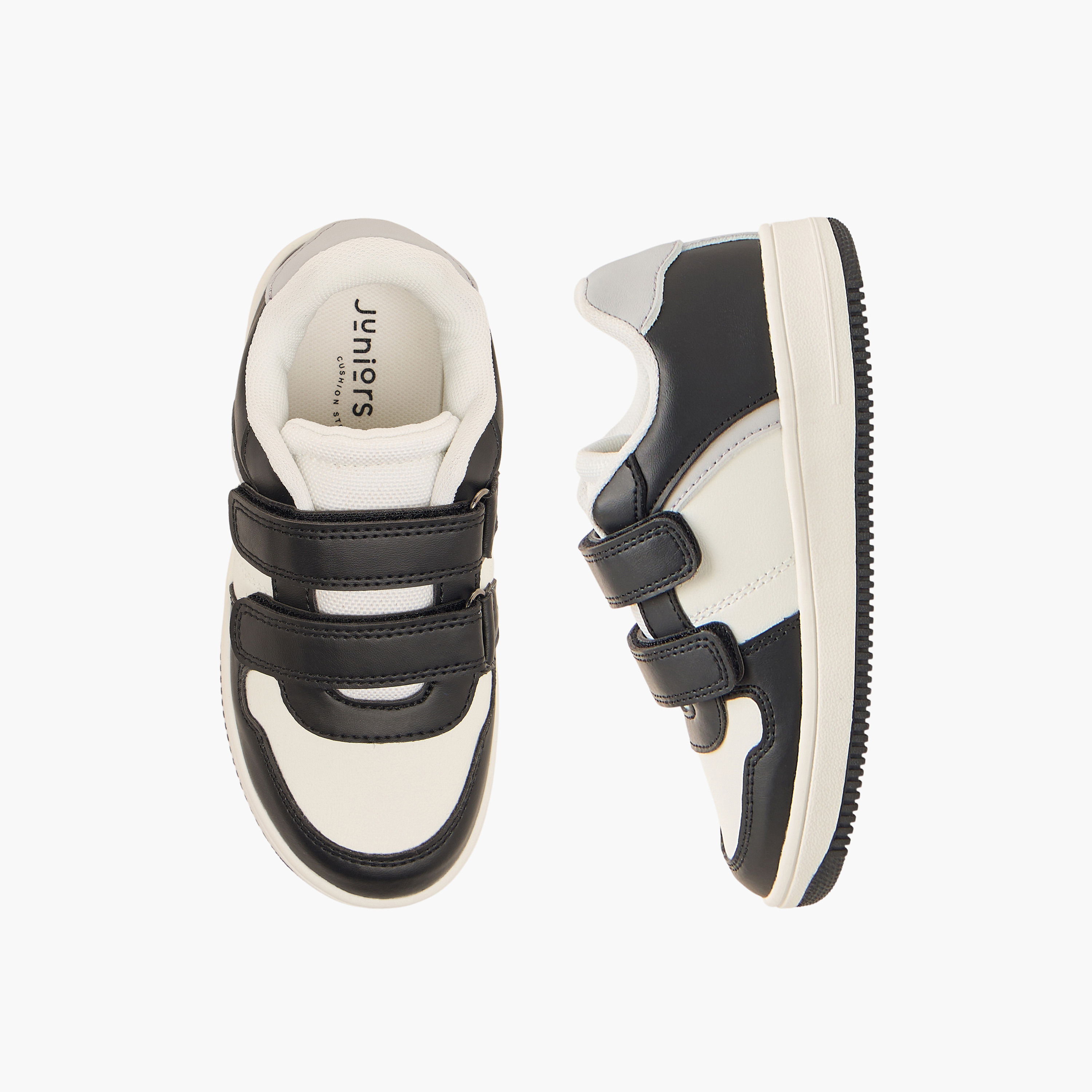 حذاء رياضي بشريط لاصق للأطفال من جونيورز-boys-shoes-schoolshoes-image-1