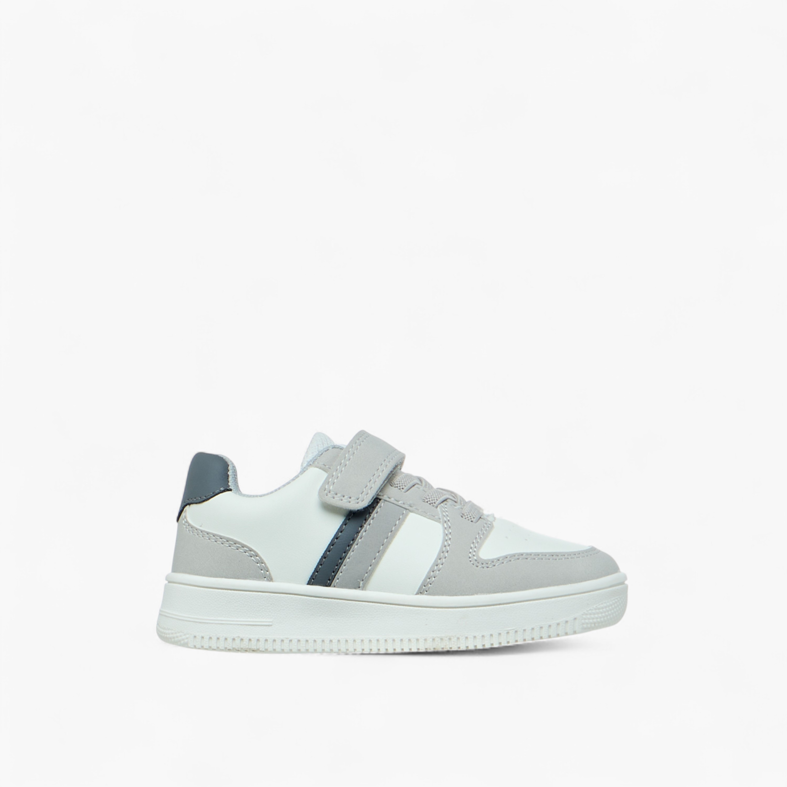 Barefeet Colourblock Sneakers with Hook and Loop Closure-boys-shoes-sneakers-image-3
