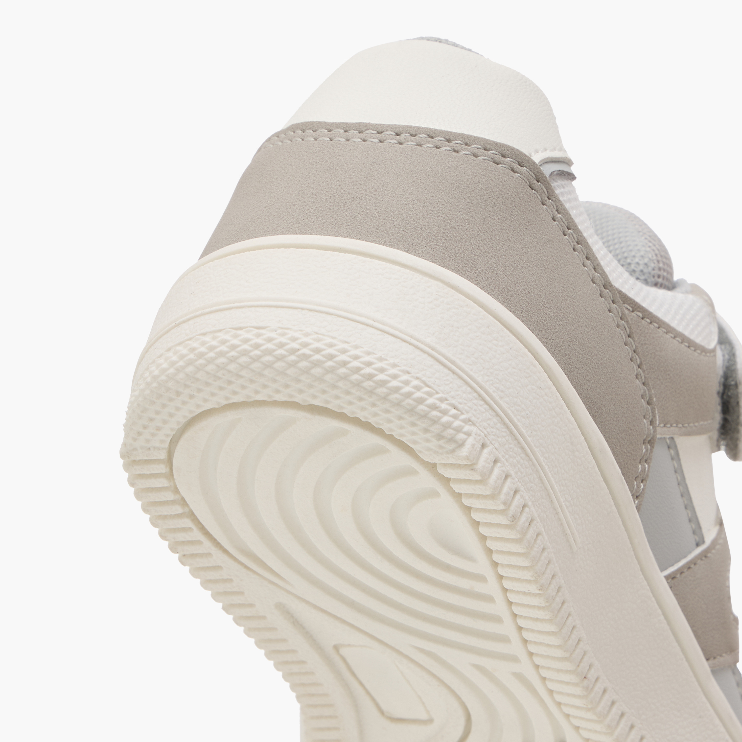 Juniors Panelled Sneakers with Hook and Loop Closure-boys-shoes-sneakers-image-5