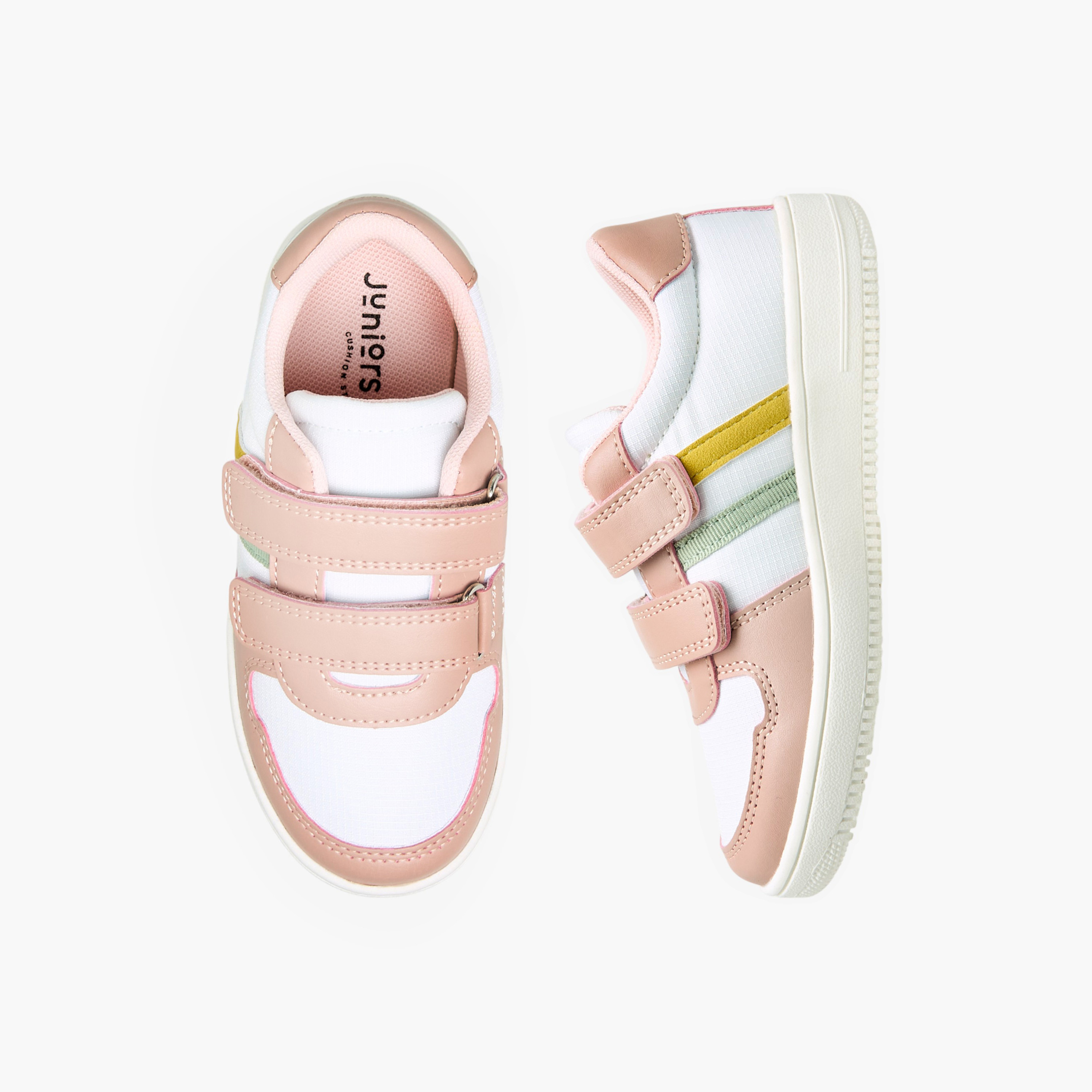 Juniors Girls Hook & Loop Sneakers-girls-shoes-sneakers-image-1