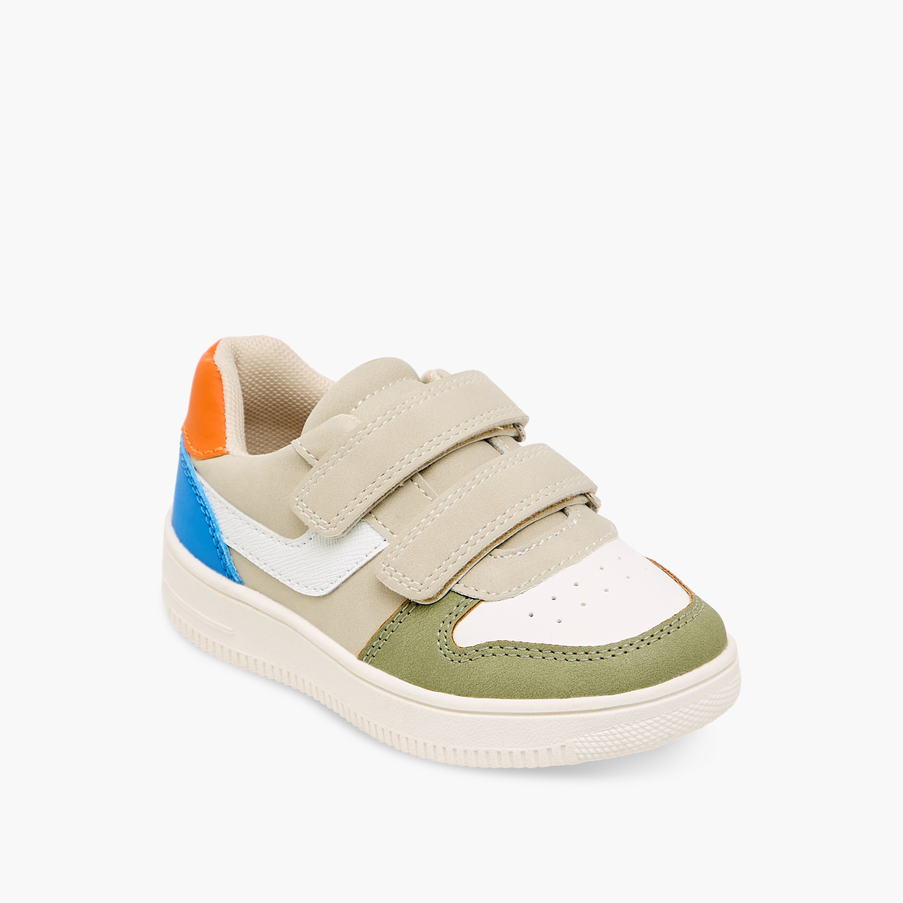 Barefeet Boys Panelled Hook and Loop Sneakers-boys-shoes-sneakers-image-2