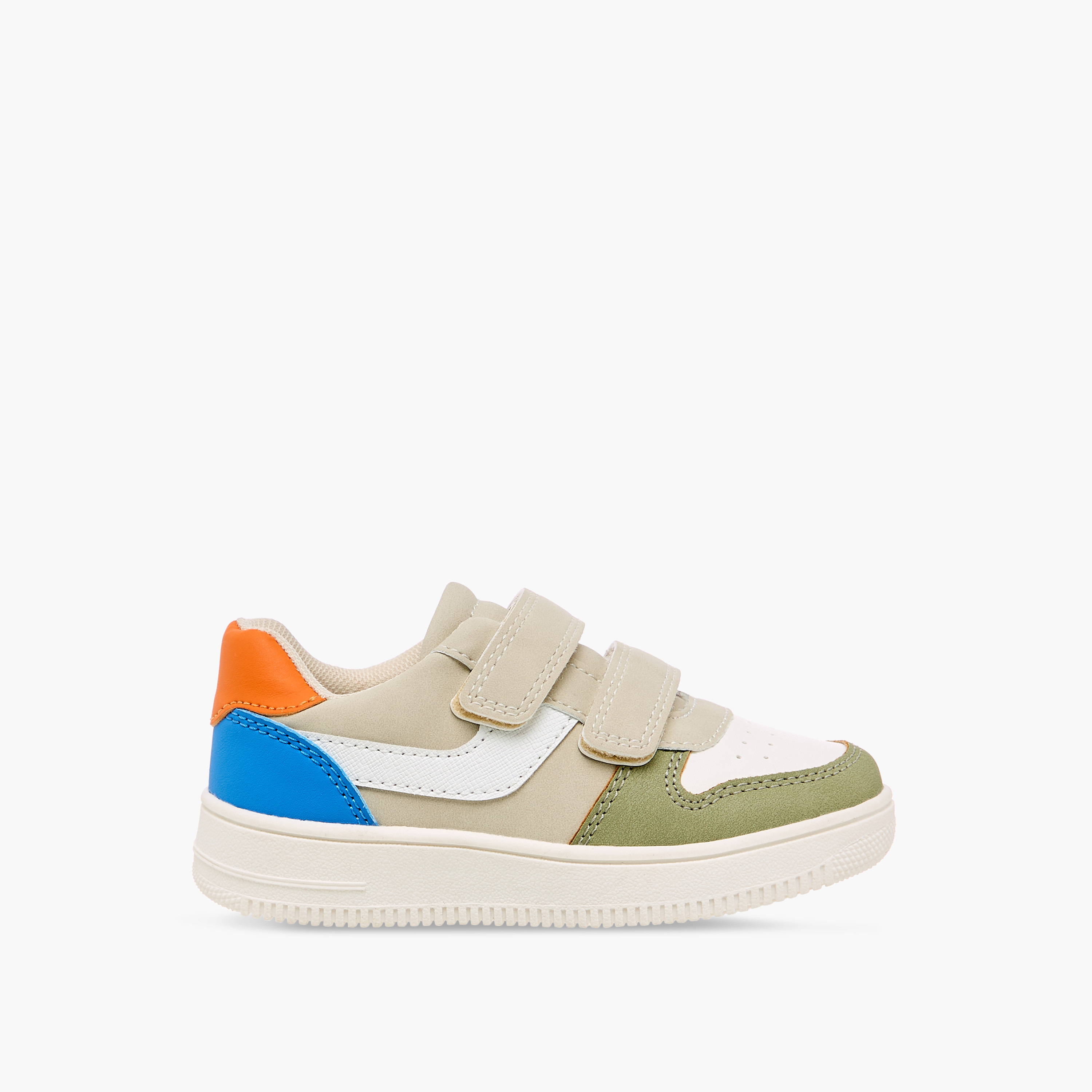 Barefeet Boys Panelled Hook and Loop Sneakers-boys-shoes-sneakers-image-3