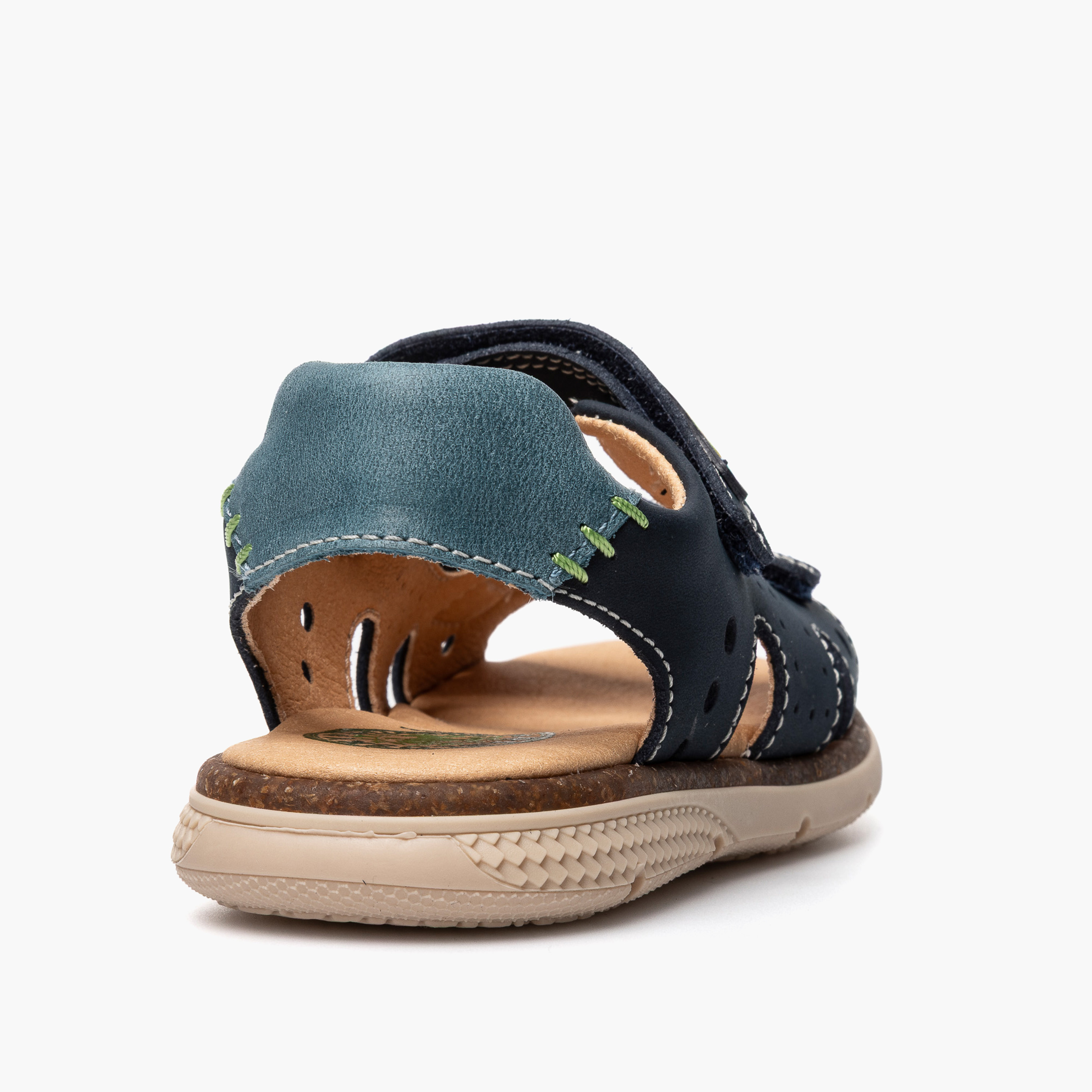 Pablosky Boys Stitch Detail Hook & Loop Sandals-boys-shoes-sandals-image-3