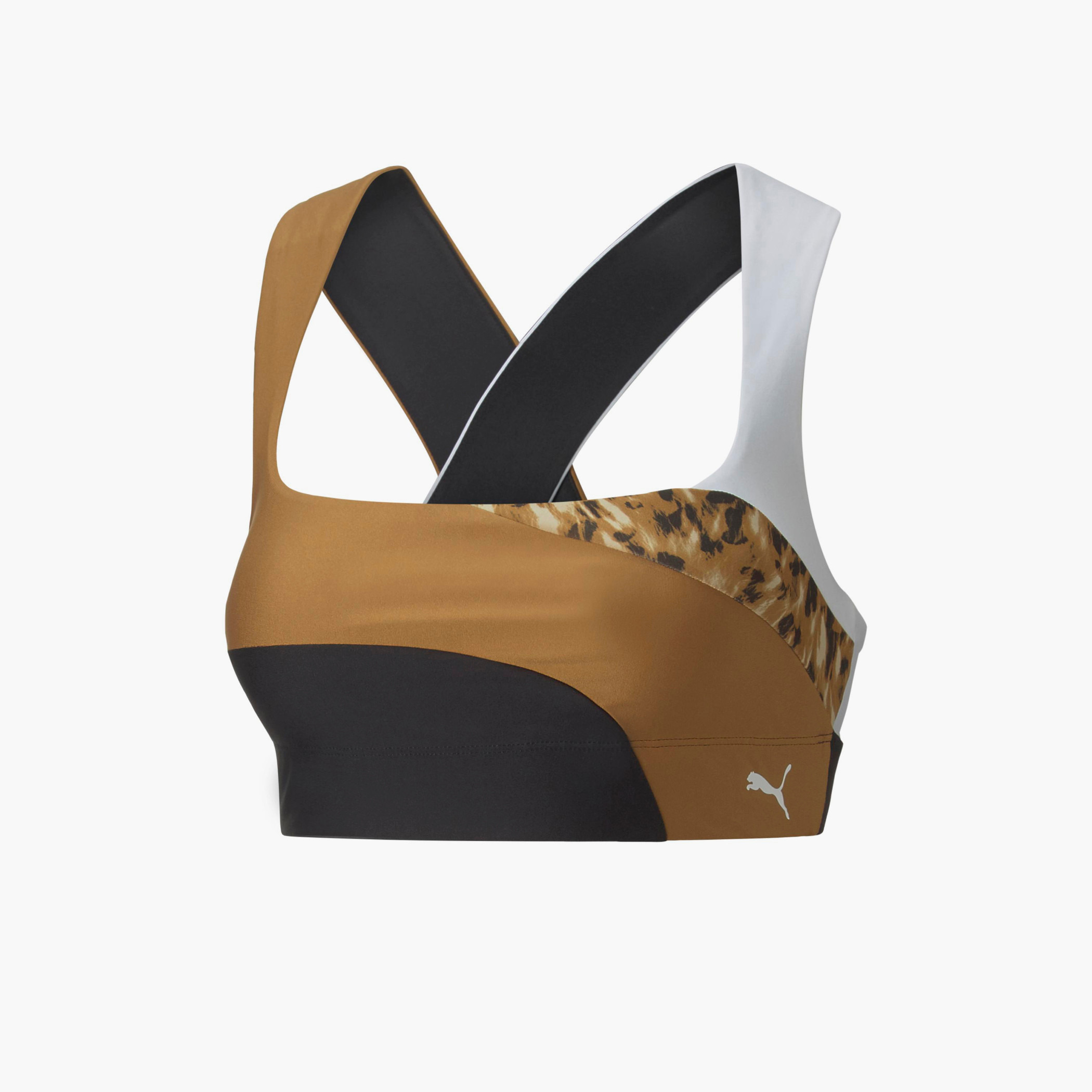 حمالة صدر رياضية من بوما ميد إمباكت سفاري جلام مع مضيق للنساء-women-clothing-sportswearandactivewear-sportsbras-image-1