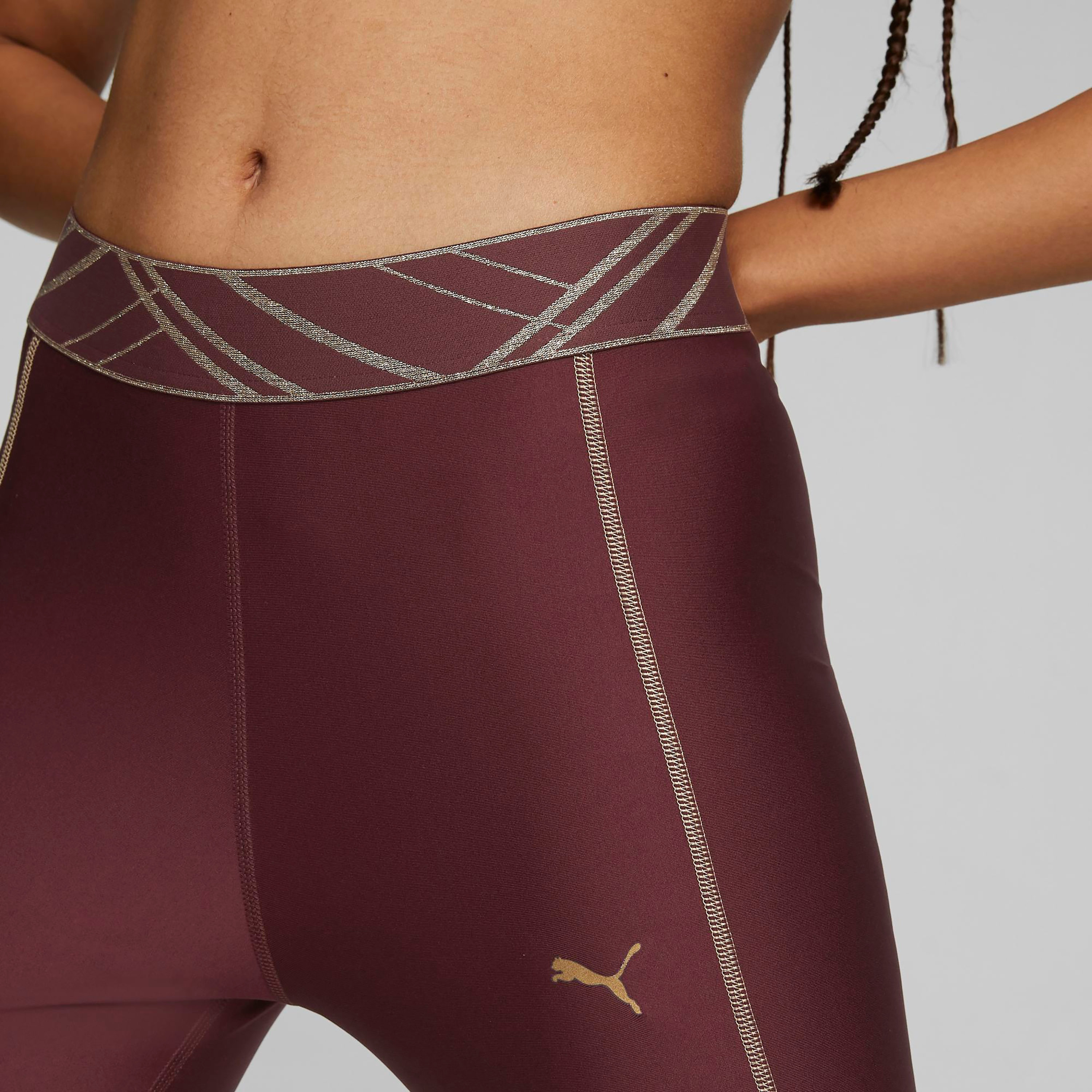 بنطال للتدريب من بوما ديكو جلام عالية الخصر كاملة للنساء 52225642-women-clothing-bottoms-leggings-image-3