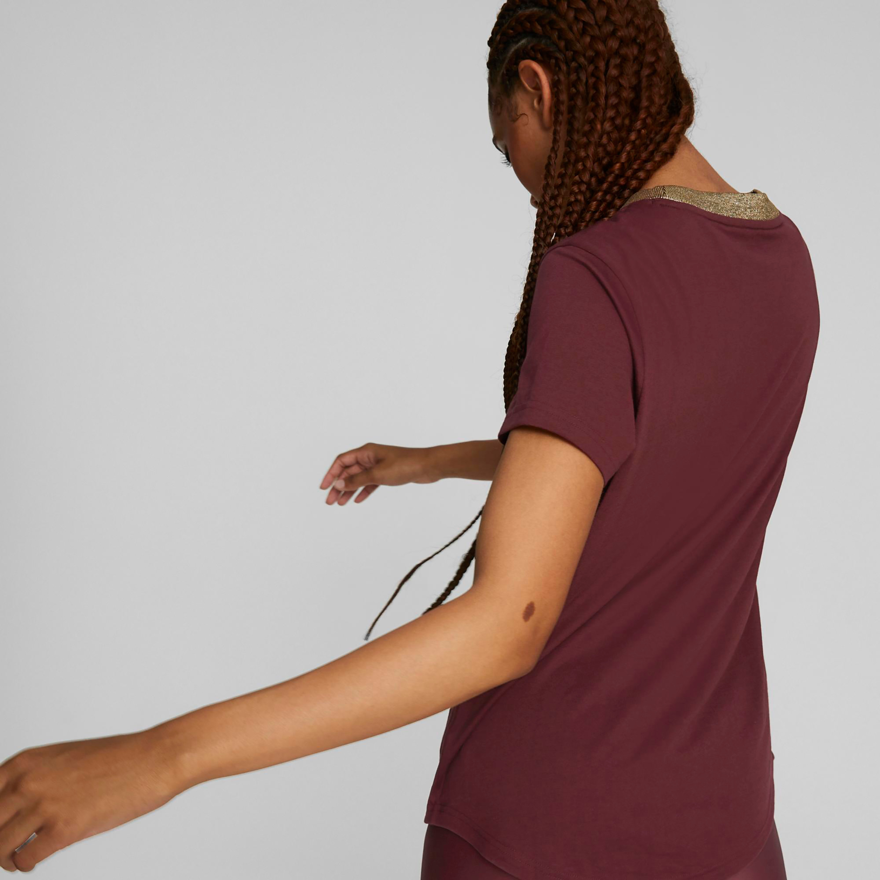 تي شيرت للتدريب من بوما ديكو جلام إس إس للنساء 52238142-sports-women-clothing-tshirtsandvests-image-2