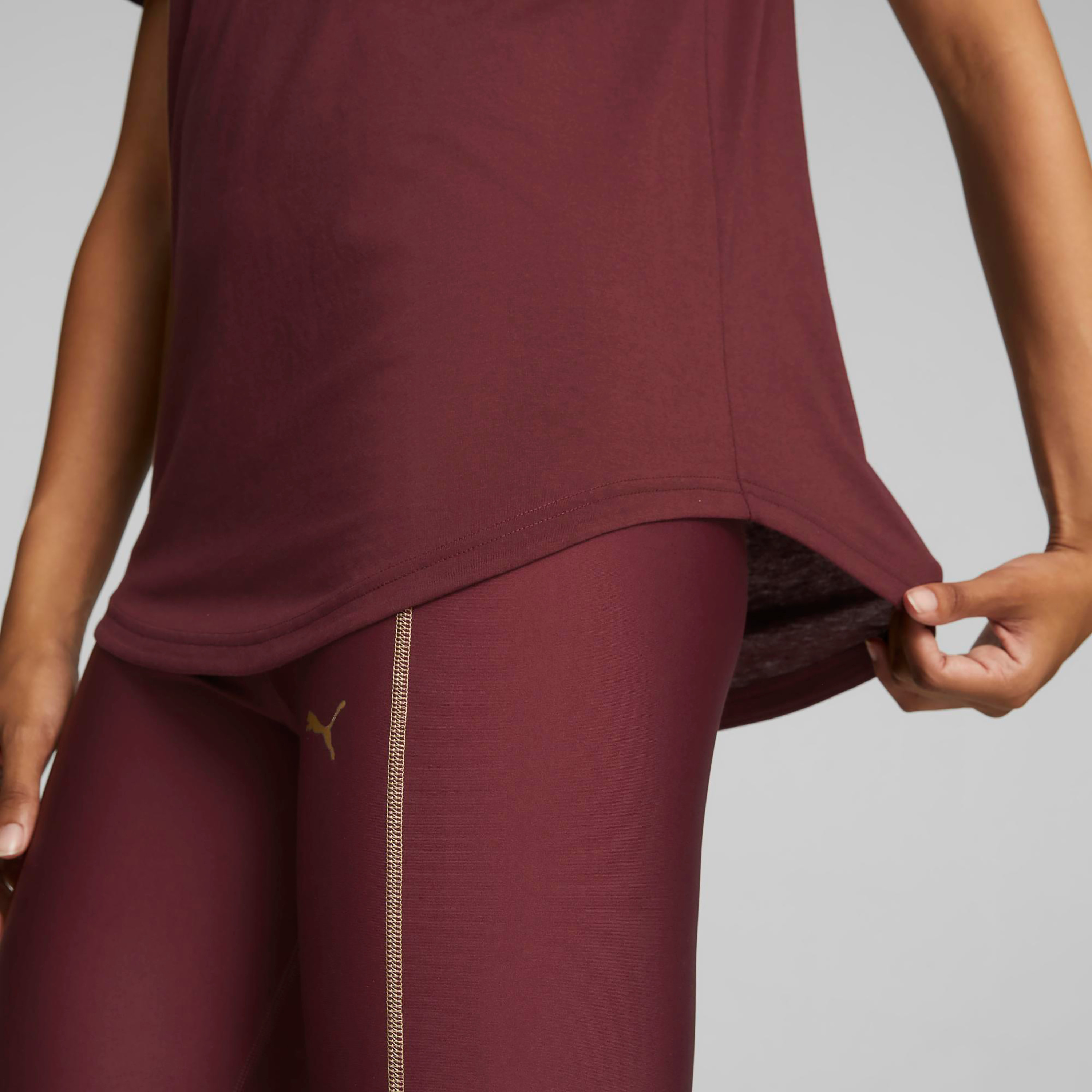 Puma Deco Glam Ss Women Training T-Shirt 52238142-women-clothing-tshirts-image-4