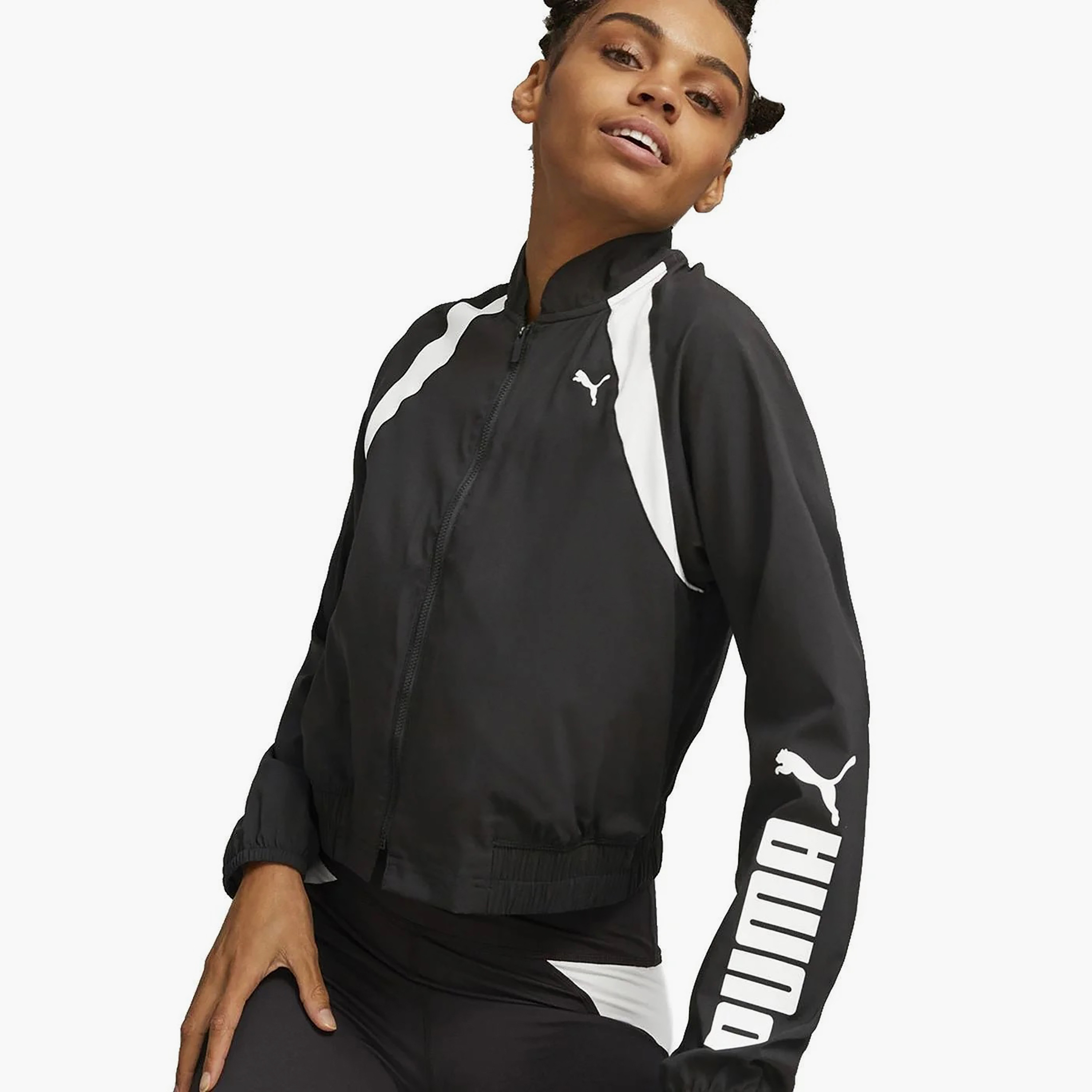 جاكيت ذو  نسائية منسوجة من بوما فيشن 52307301-sports-women-clothing-coatsandjackets-jackets-image-1