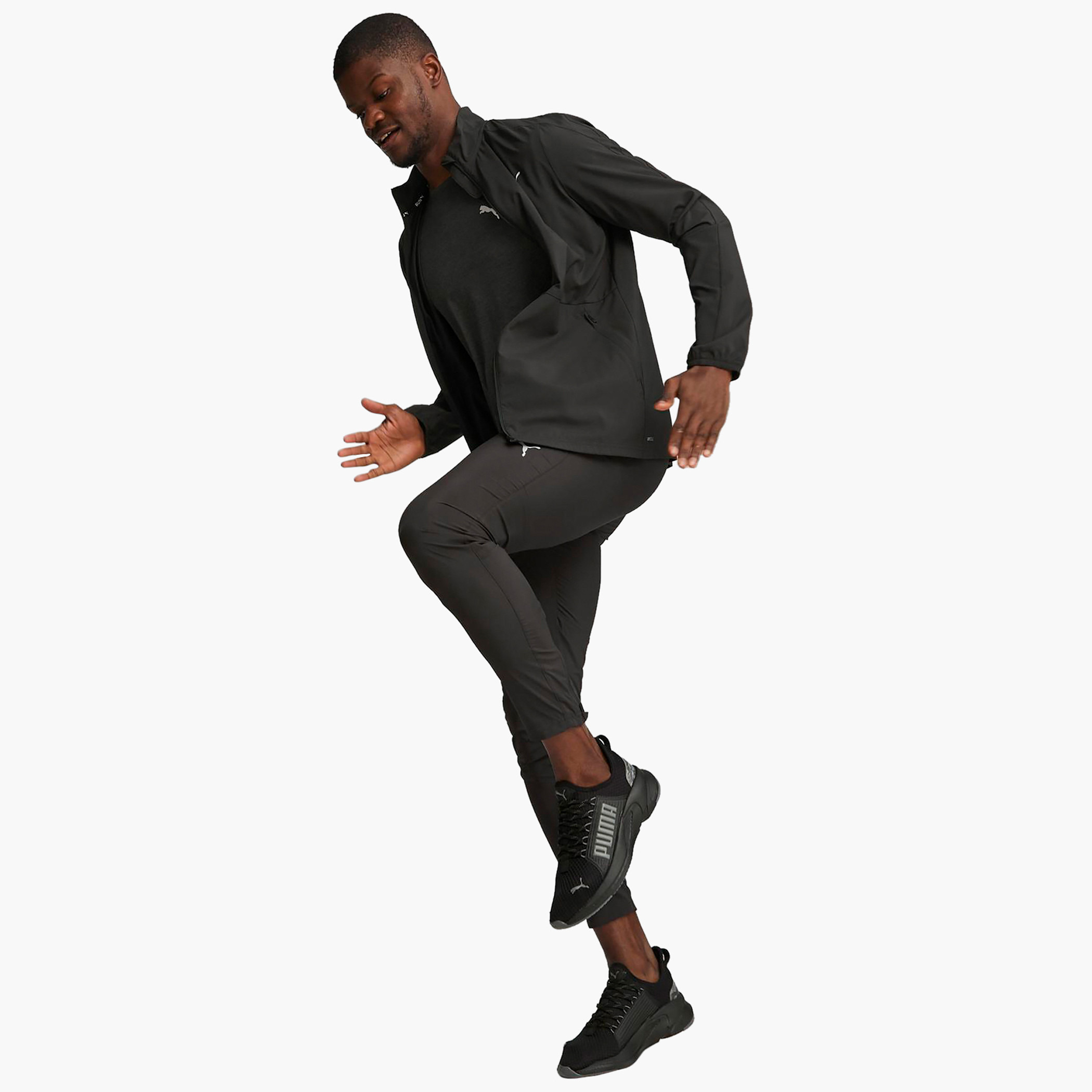 تي شيرت بوما رن فيفوريت للرجال مدببة | 523162-sports-men-clothing-bottoms-image-2
