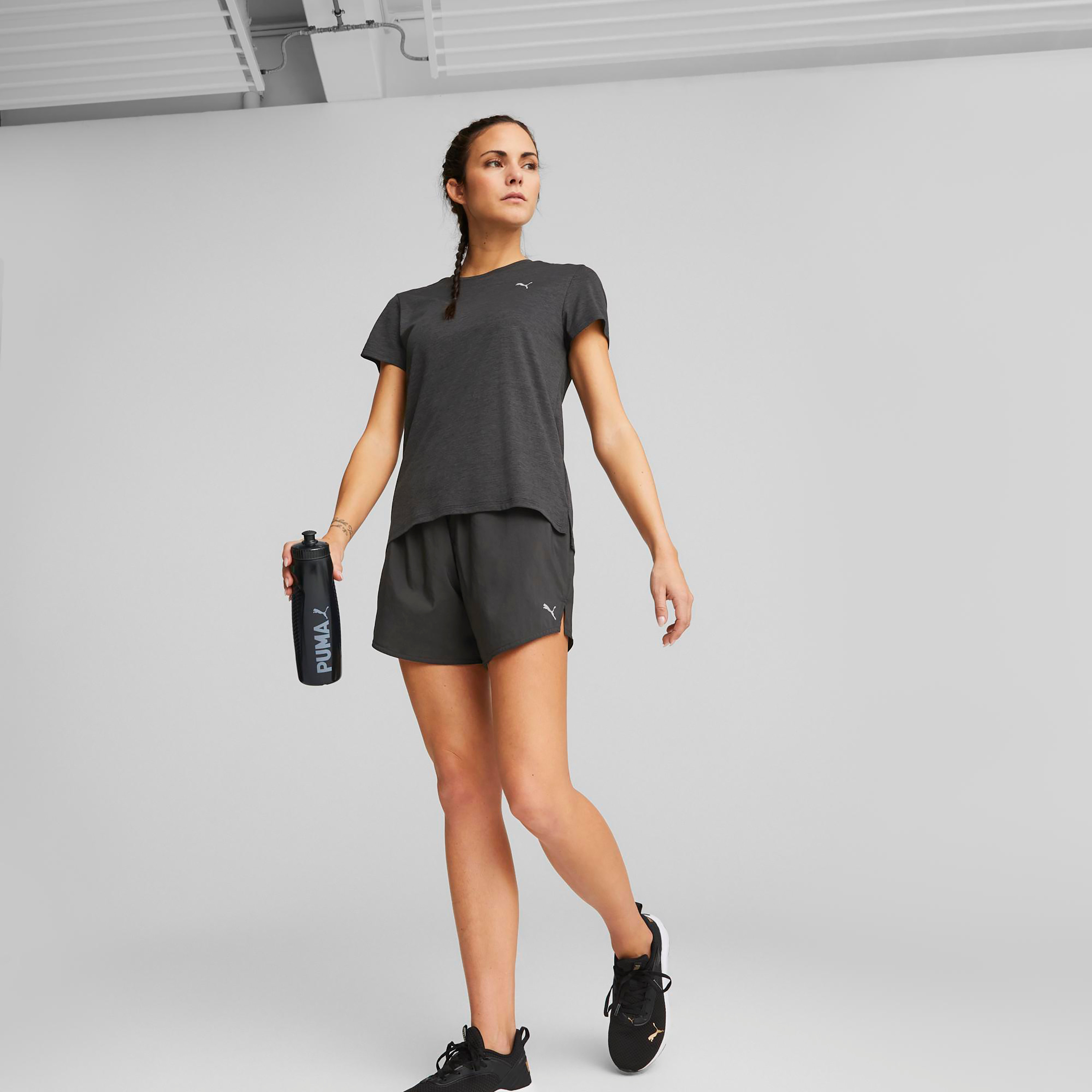 تي شيرت من بوما رن فيفوريت هيذر للنساء 52316801-sports-women-clothing-tshirtsandvests-image-2