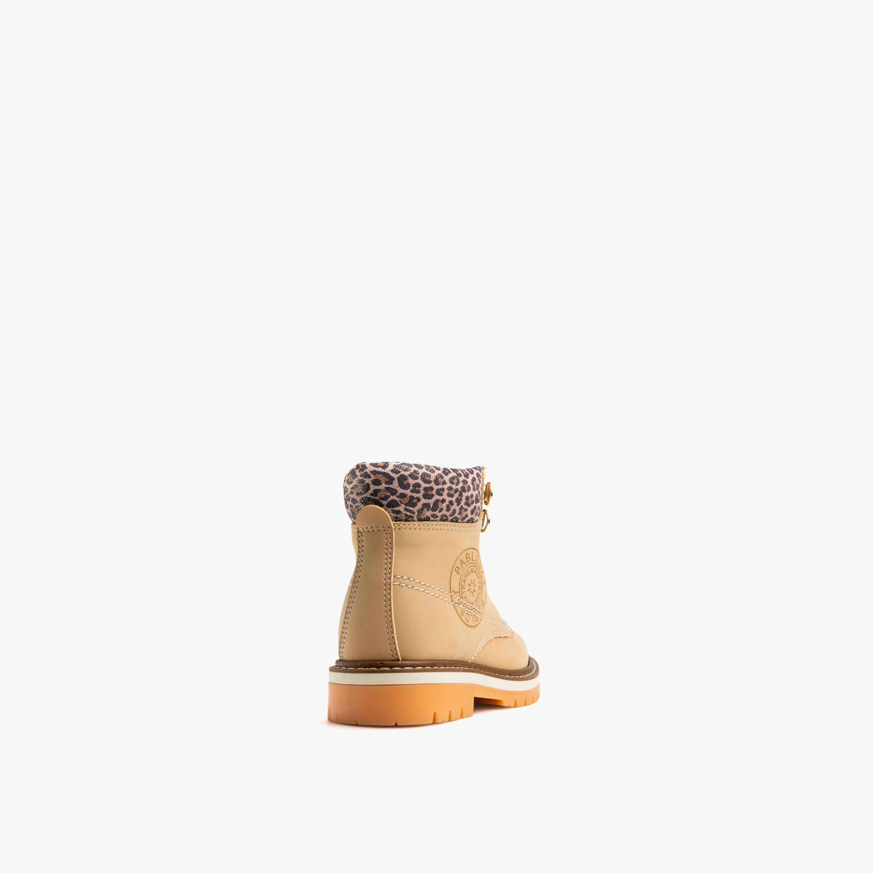 Pablosky Girls Lace-Up Ankle Boots-girls-shoes-boots-image-2