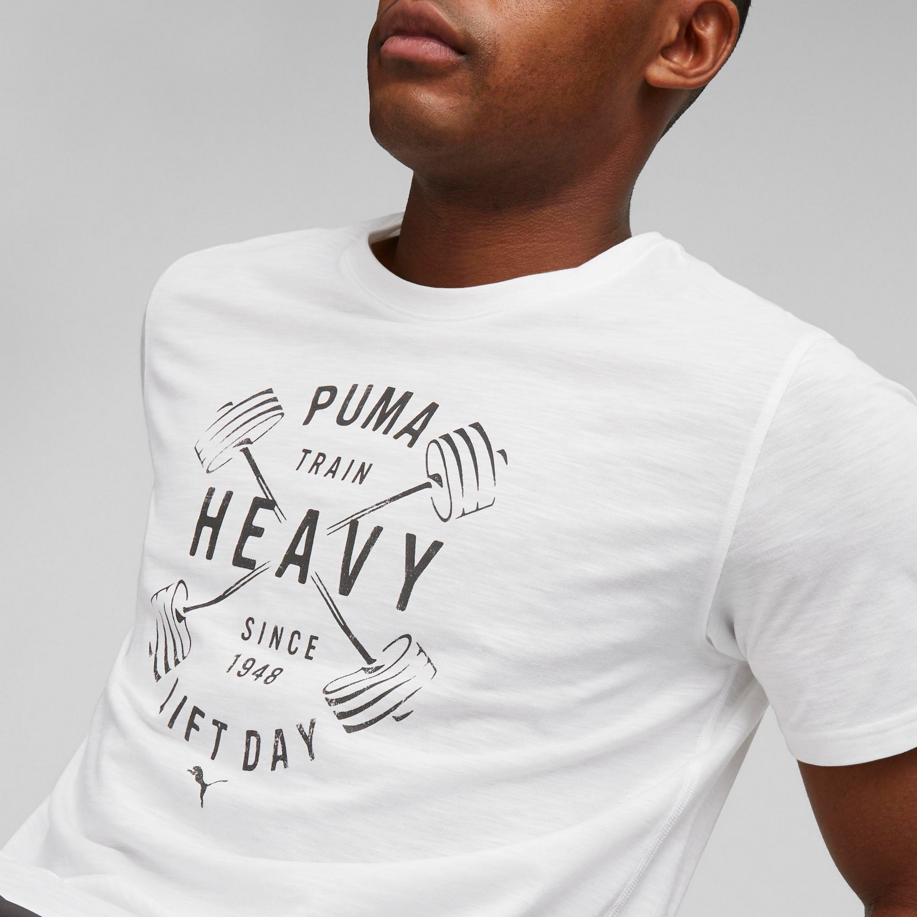 تي شيرت ذو تدريب من بوما جرافيك للرجال امبليم | 524197-men-clothing-sportswearandactivewear-tshirtsandpolos-image-3