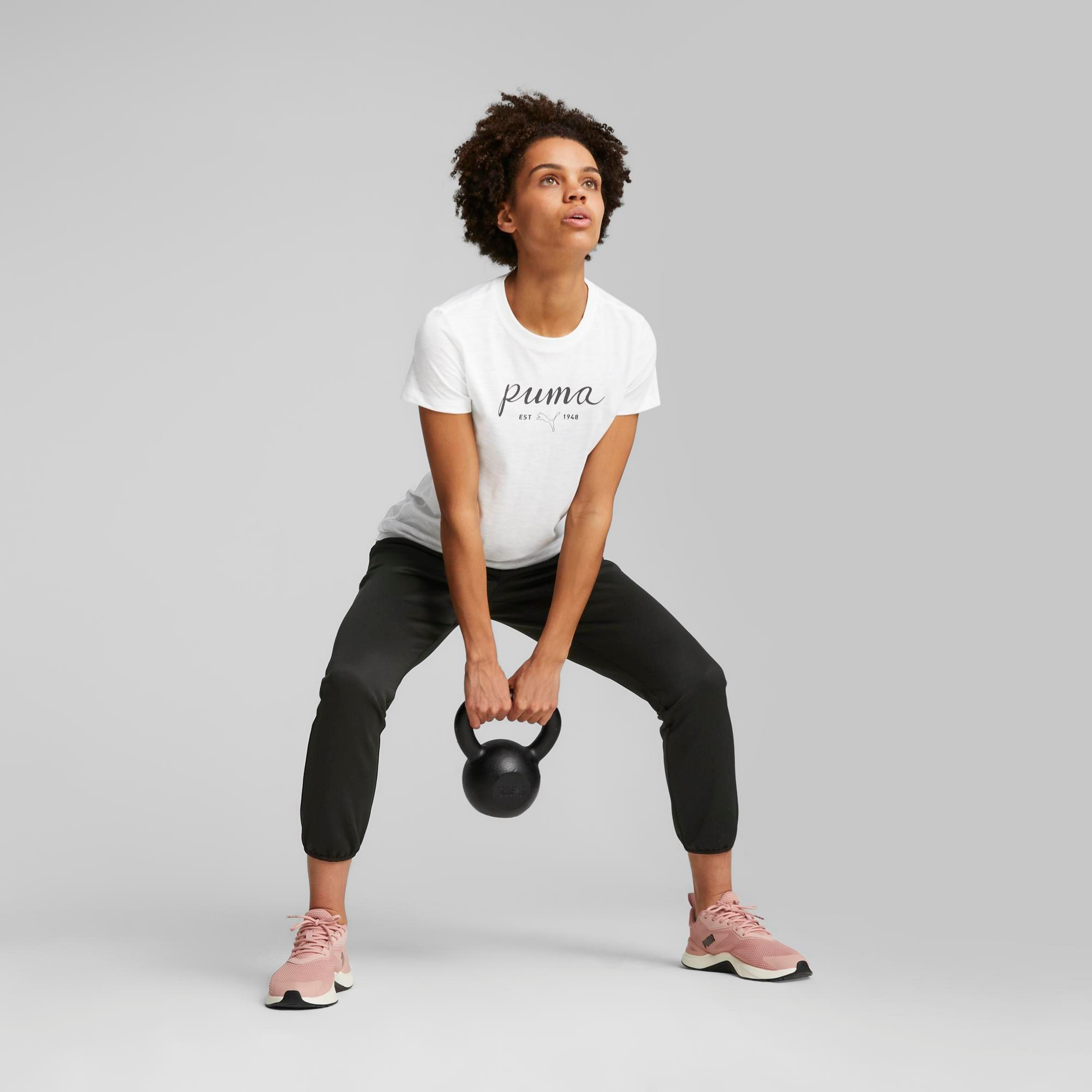 Puma Wo Graphic Script Women Training T-Shirt | 524210-women-clothing-tshirts-image-2