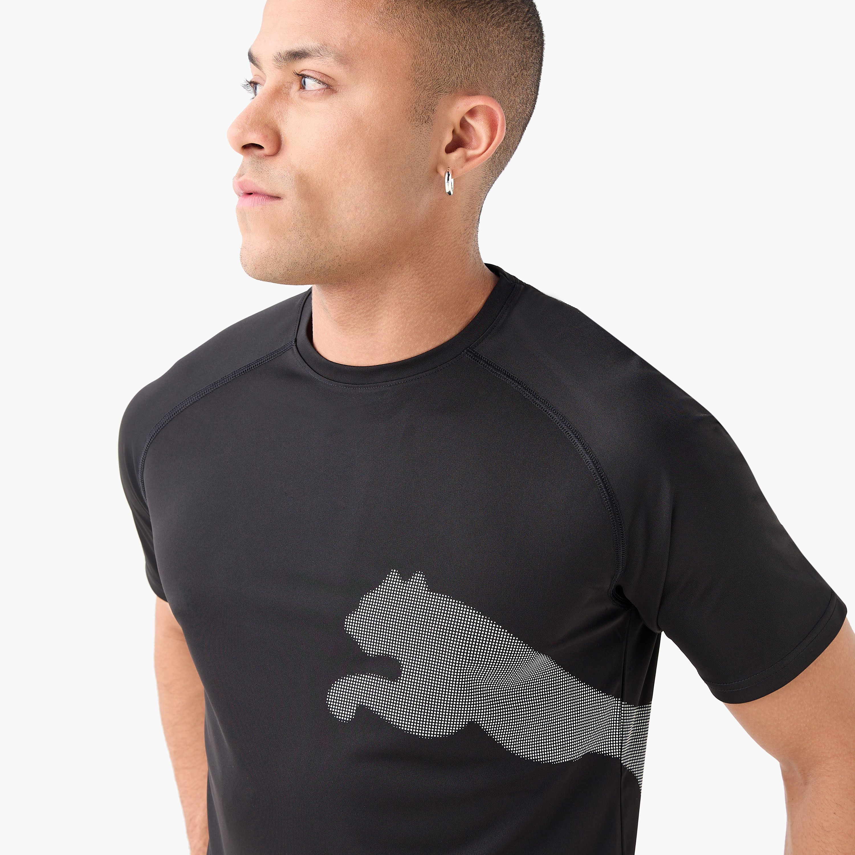 Puma Men's Train All Day Big Cat T-Shirt 52561001 | OE-men-clothing-sportswearandactivewear-tshirtsandpolos-image-4