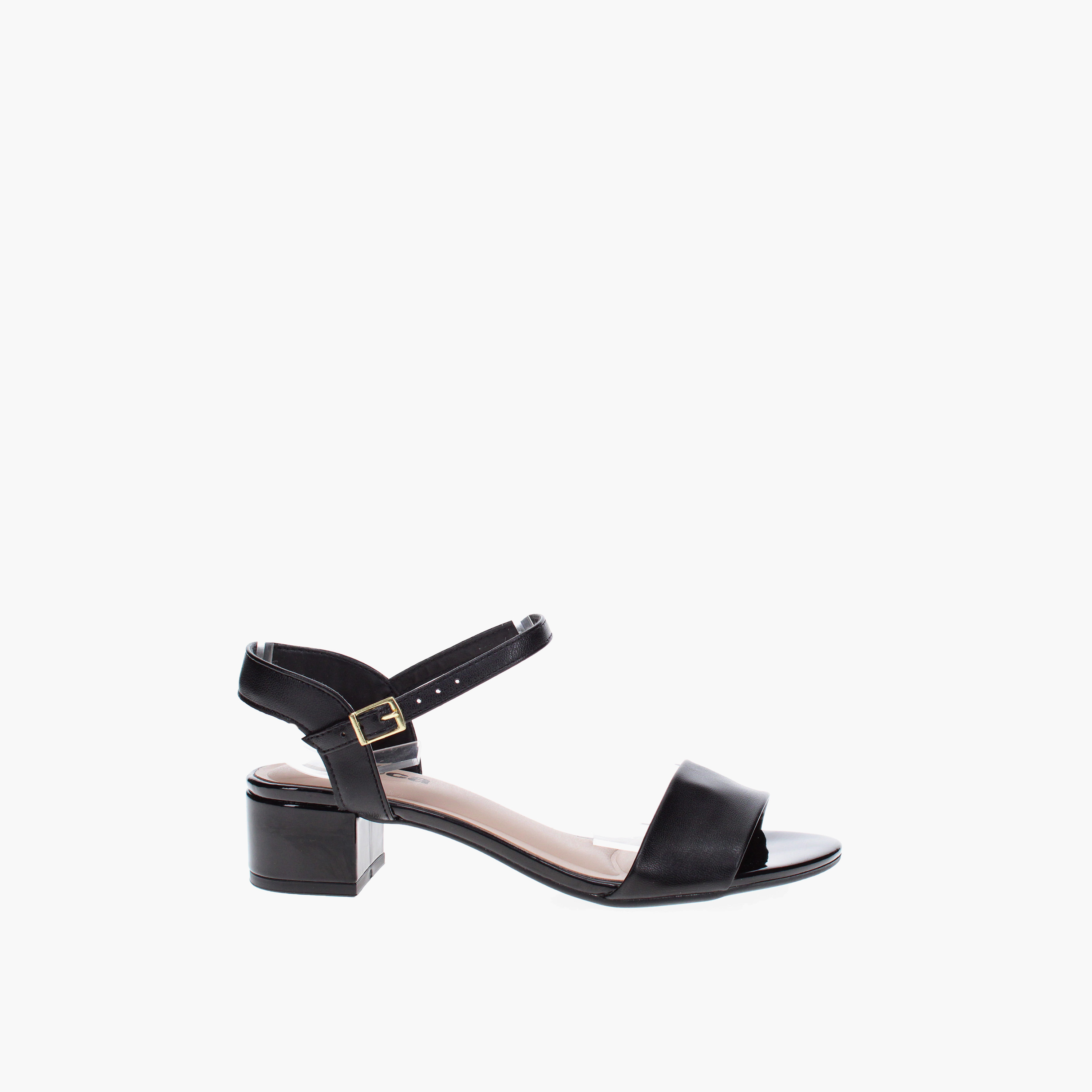 MOLECA by Geoomnii Women's Buckle Rane Block Heels          -women-shoes-heels-image-4