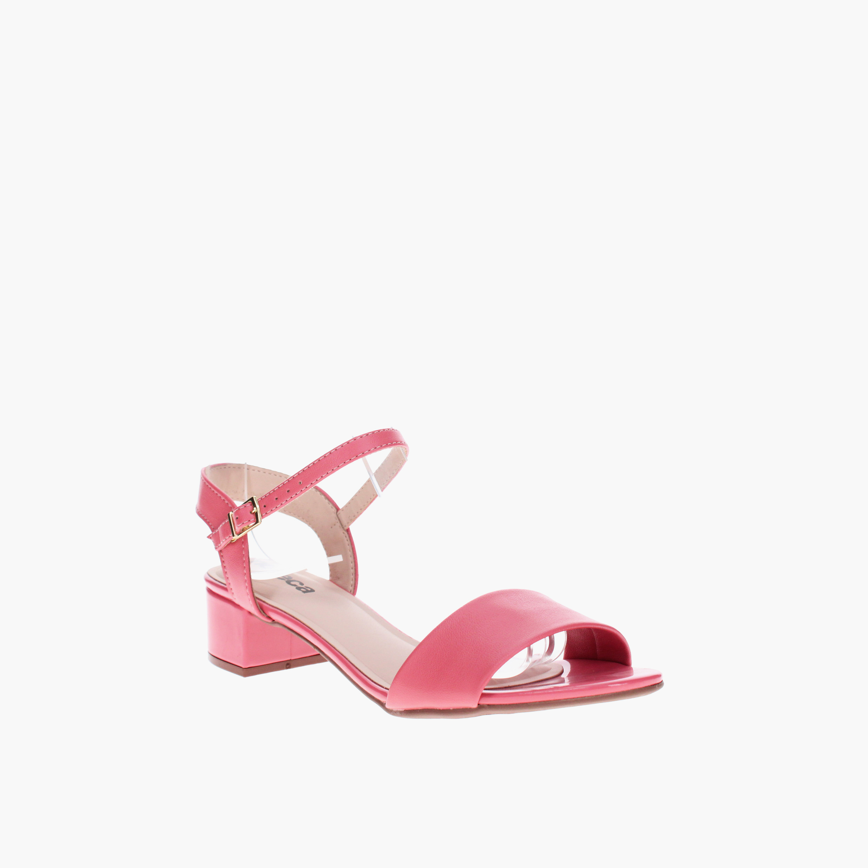 MOLECA by Geoomnii Women's Buckle Eos Block Heels          -women-shoes-heels-image-1