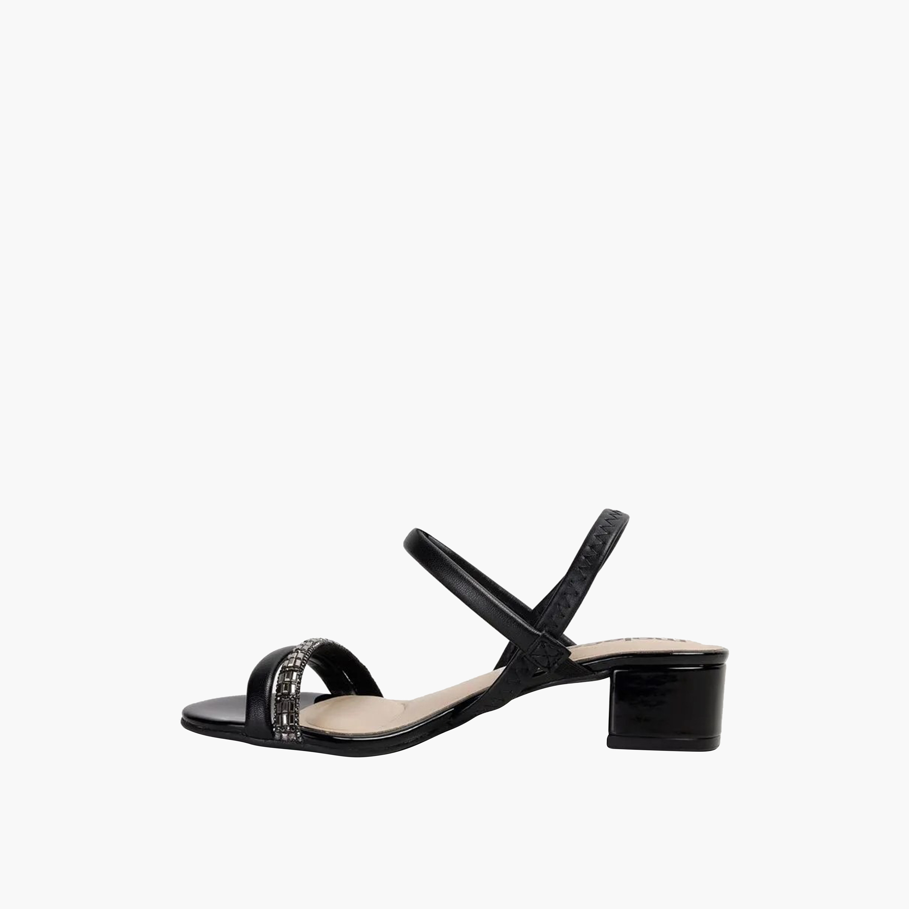 Moleca by Geoomnii Women's Elastic Hue Block Heels | 5259-846-26661-93961        -women-shoes-heels-image-3