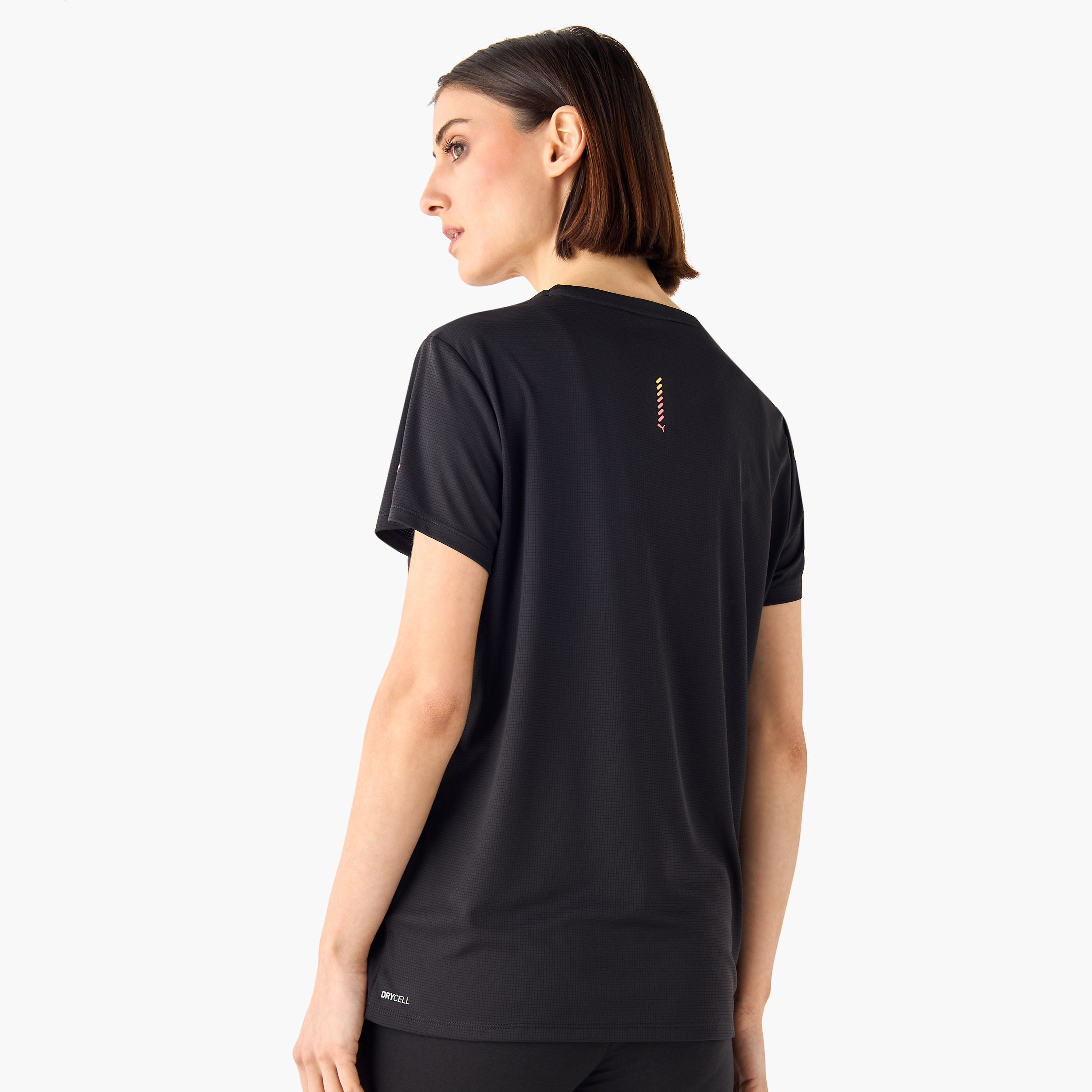 Puma Women's Run Favroites Forever Faster Graphic T-Shirt | OE-sports-women-clothing-tshirtsandvests-image-3