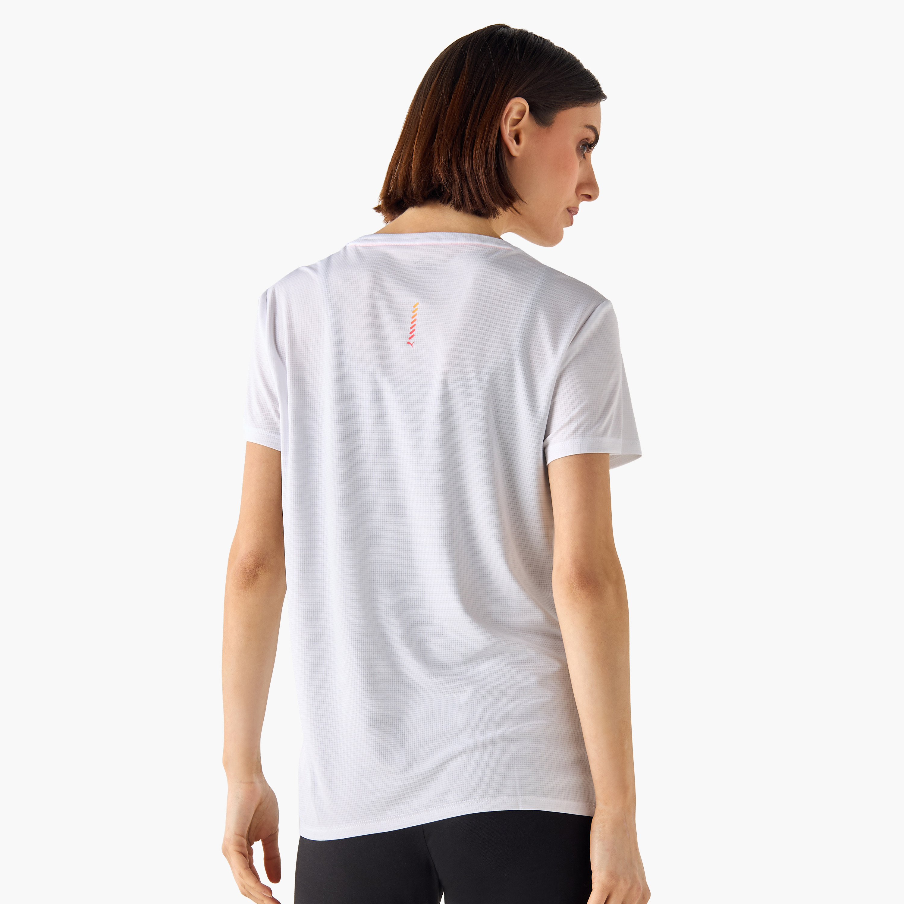 Puma Women's Run Favroites Forever Faster Graphic T-Shirt | OE-sports-women-clothing-tshirtsandvests-image-3