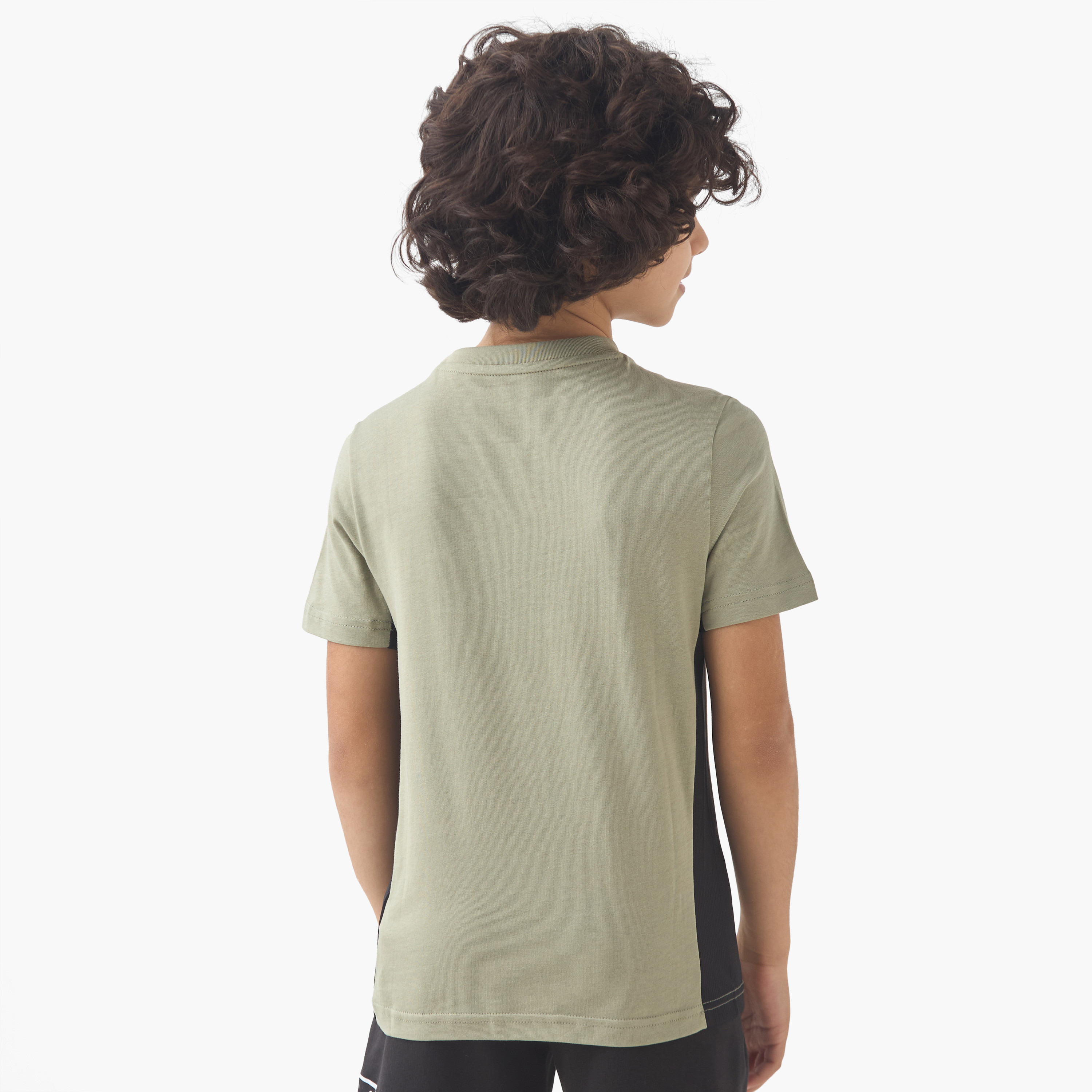 PUMA Boys Crew Neck T-shirt with Graphic Print - Cotton - Short Sleeve-boys-clothing-sportswear-tops-image-3