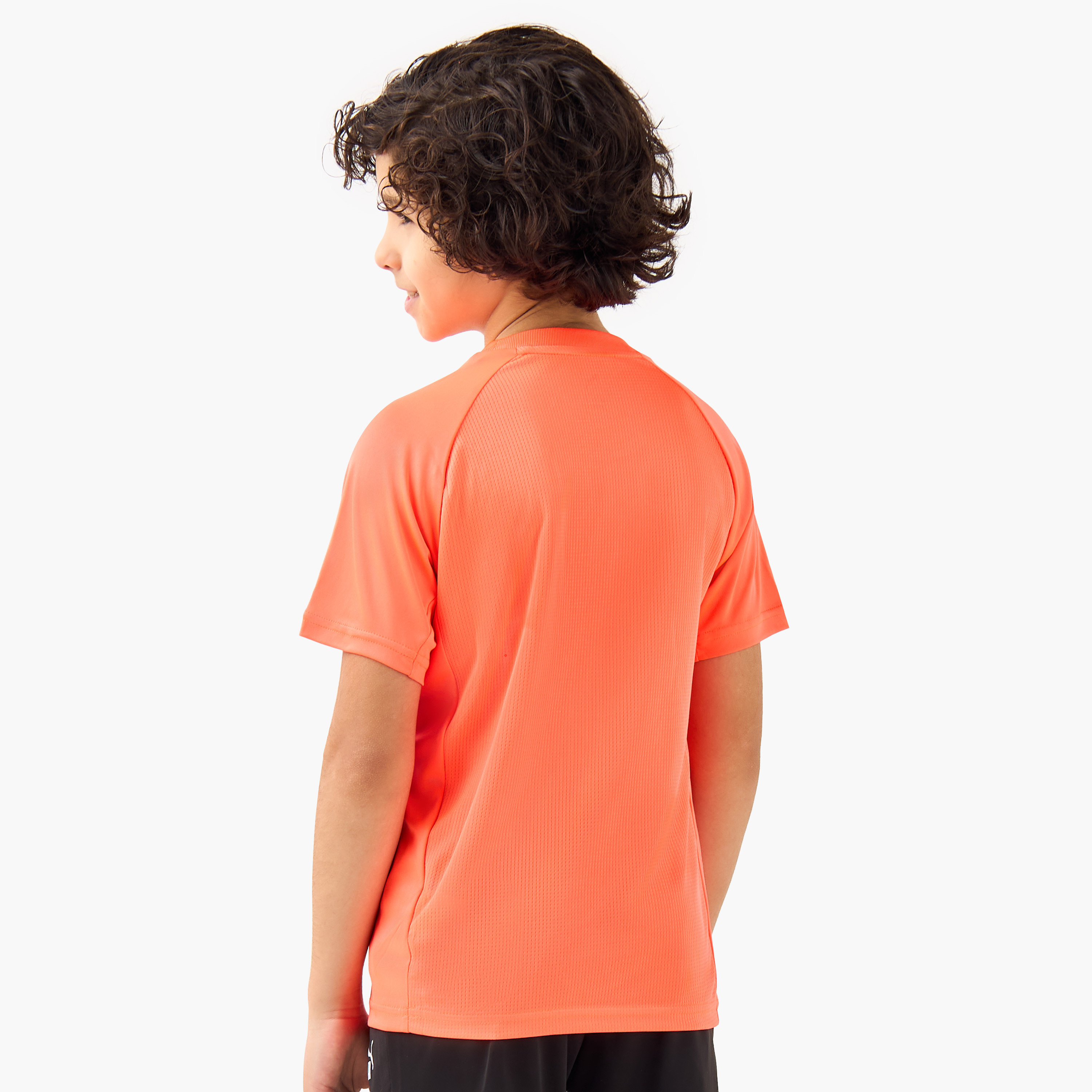 PUMA Boys Crew Neck T-shirt with Logo Print - Cotton - Short Sleeves-sports-boys-clothing-tops-image-3