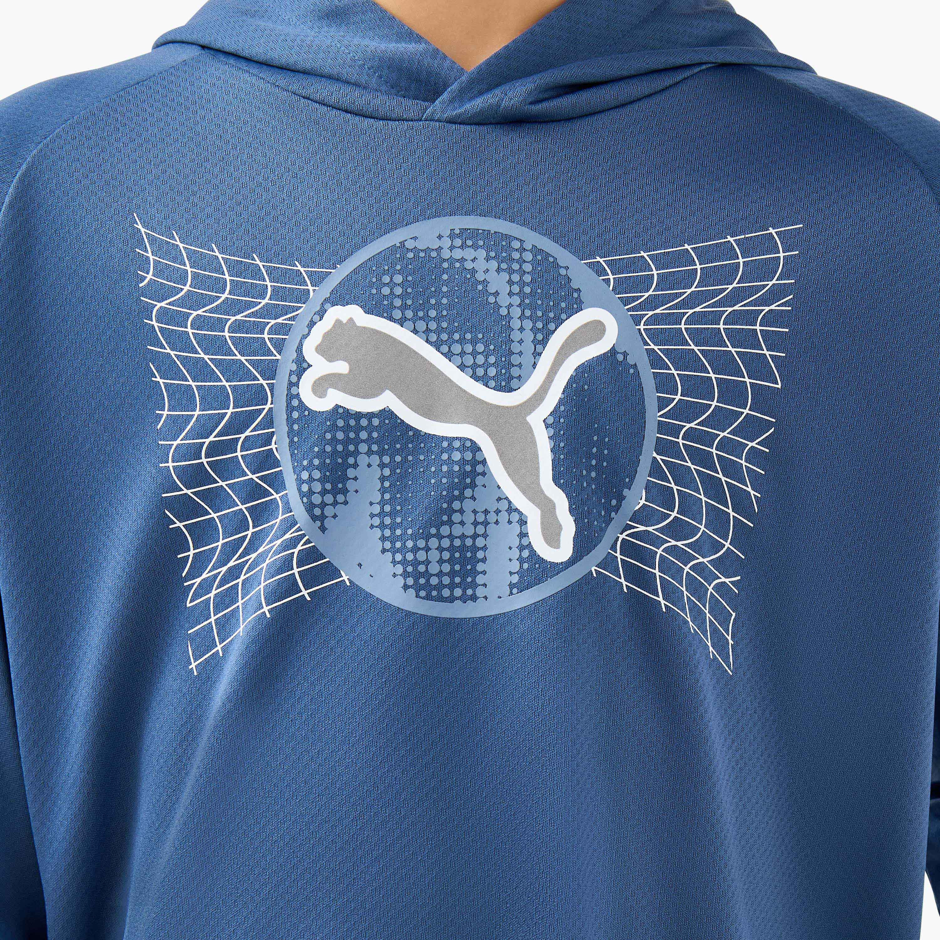 PUMA Logo Print Hooded Sweatshirt with Long Sleeves-boys-clothing-sweatshirts-image-5