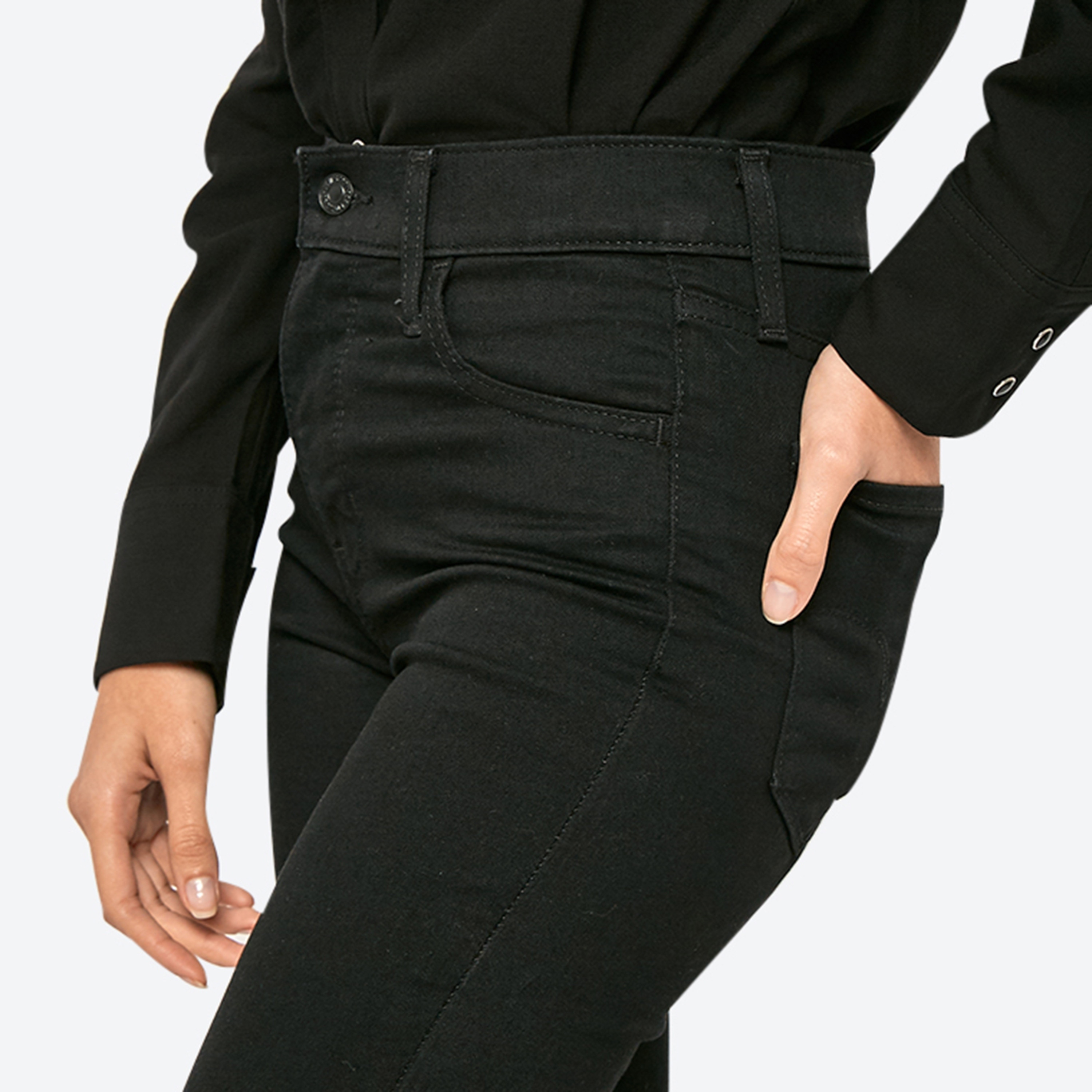 Levi's 720 Skinny Fit Black 5-Pockets Women's Jeans-women-clothing-bottoms-jeans-image-2