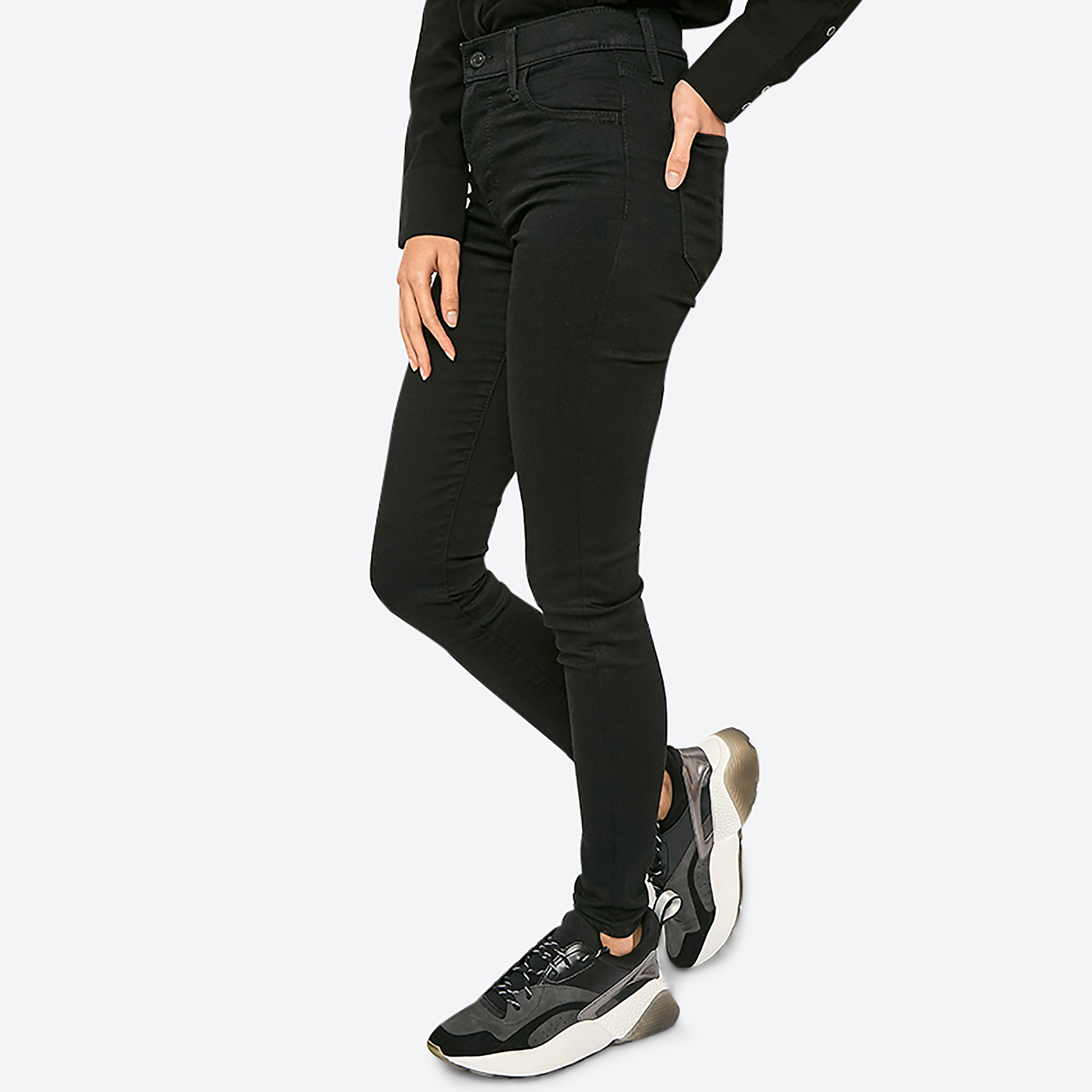 Levi's 720 Skinny Fit Black 5-Pockets Women's Jeans-women-clothing-bottoms-jeans-image-3
