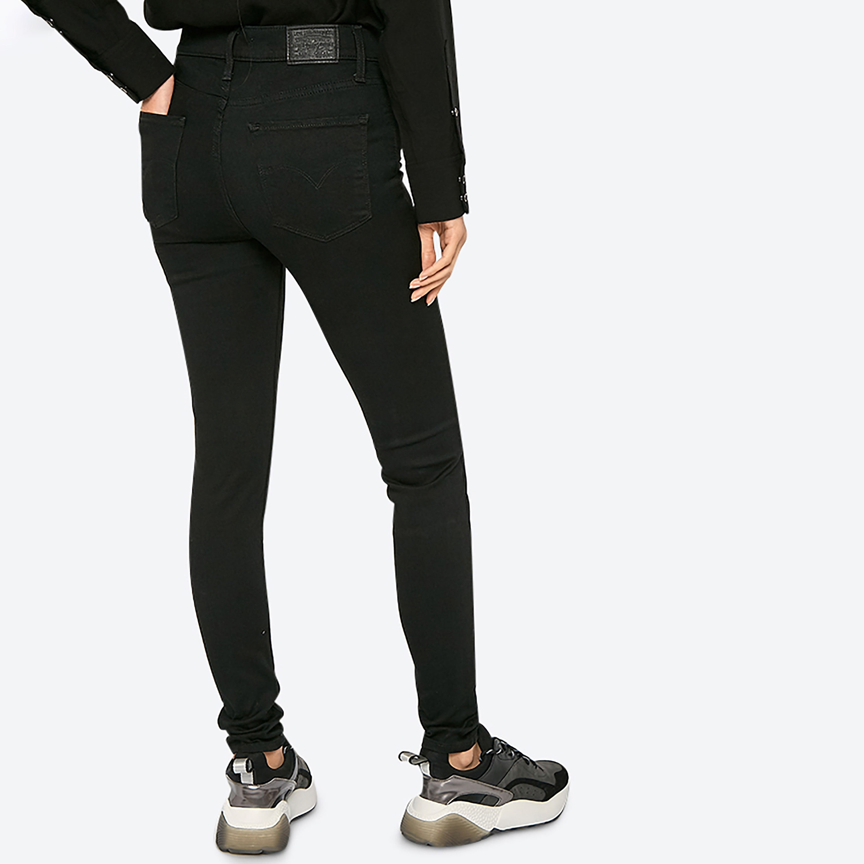 Levi's 720 Skinny Fit Black 5-Pockets Women's Jeans-women-clothing-bottoms-jeans-image-4