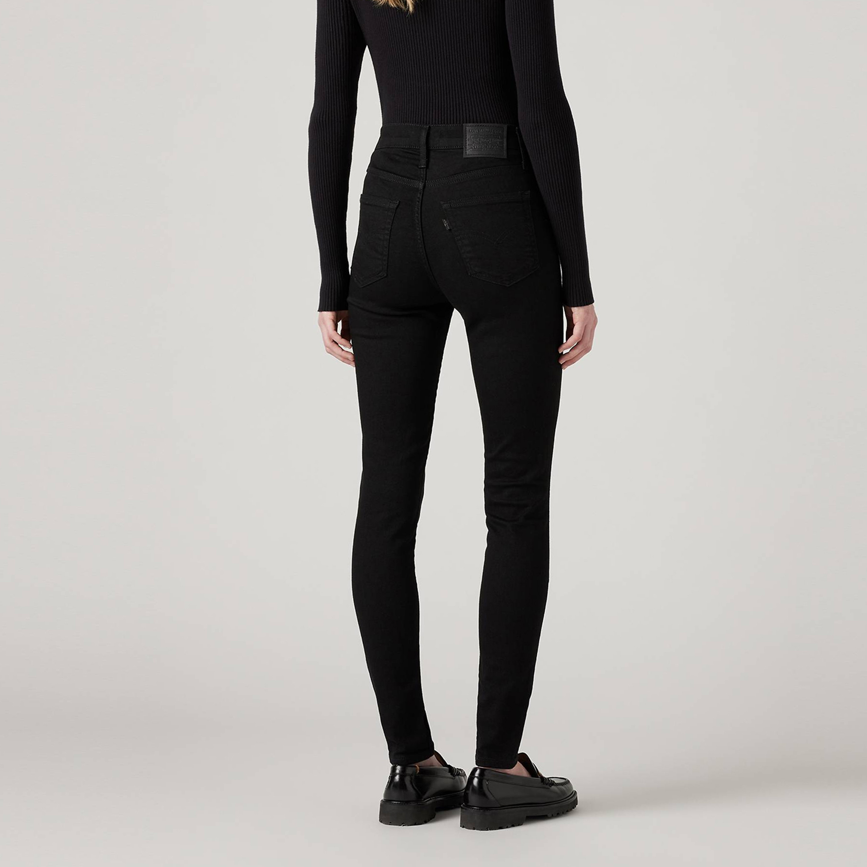 Levi's 720 Skinny Fit Black Plain Women's Jeans-women-clothing-bottoms-jeans-image-5