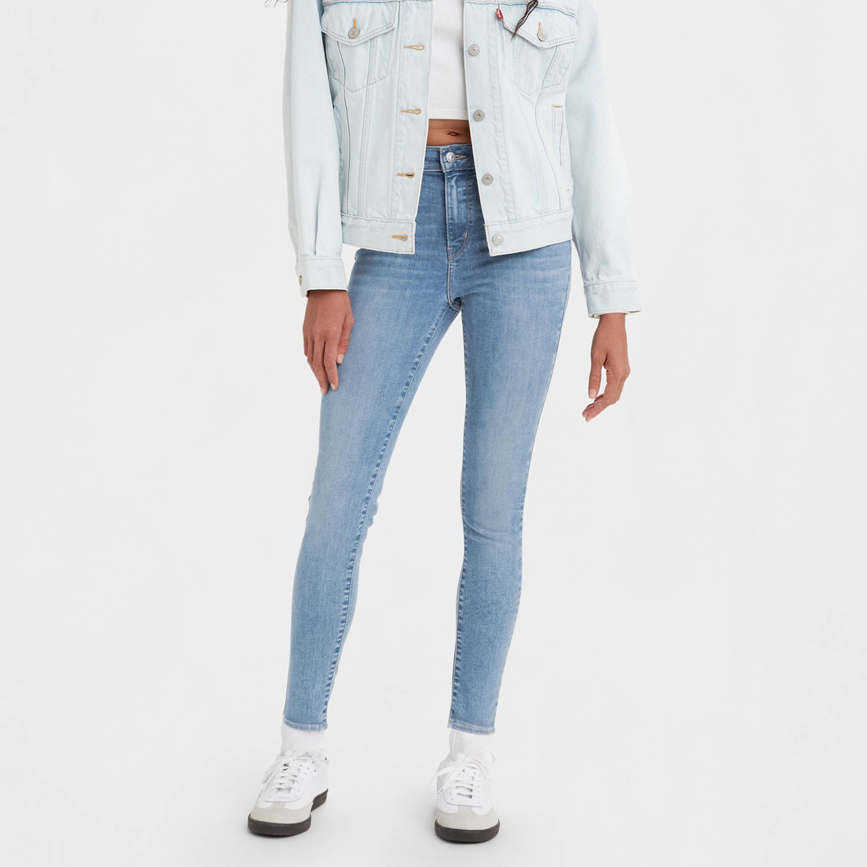بنطال جينز نسائي ضيق باللون الأزرق من Levi's-women-clothing-bottoms-jeans-image-1
