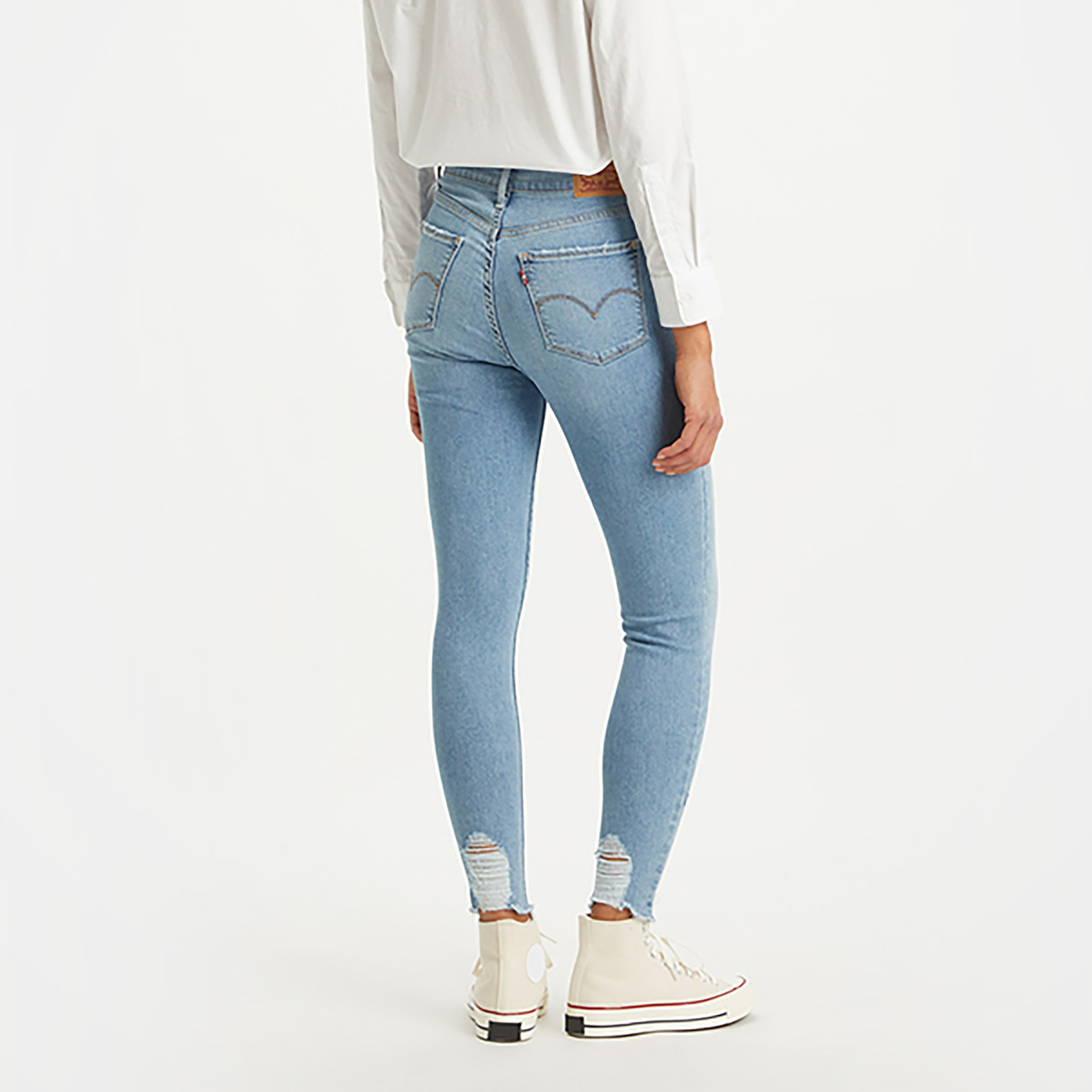 Levi's 720 Skinny Fit Blue Plain Women's Jeans-women-clothing-bottoms-jeans-image-3