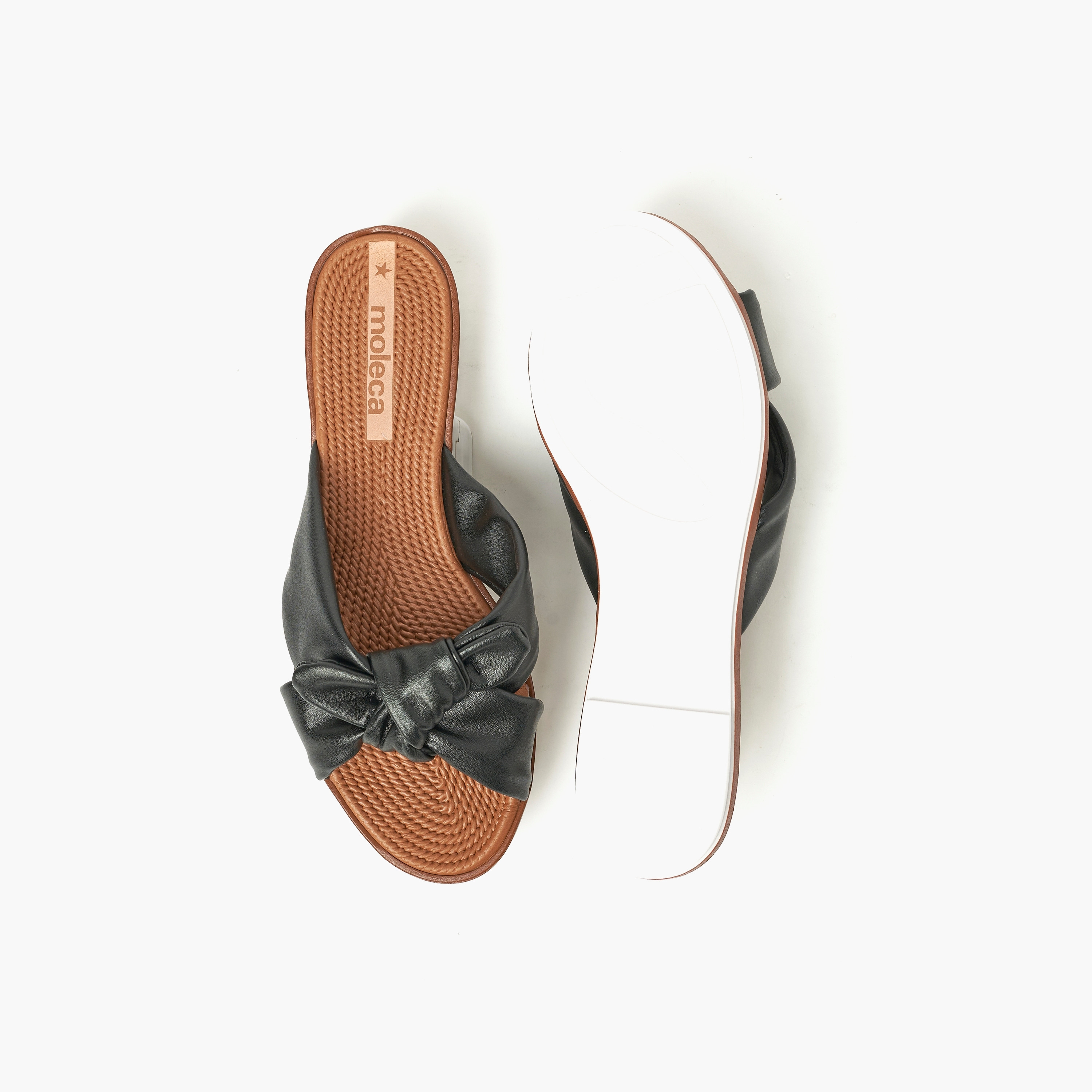 Moleca by Geoomnii Women's Slide Sandals with Knot Strap | 5297-456-18462       -women-shoes-sandals-flats-image-4
