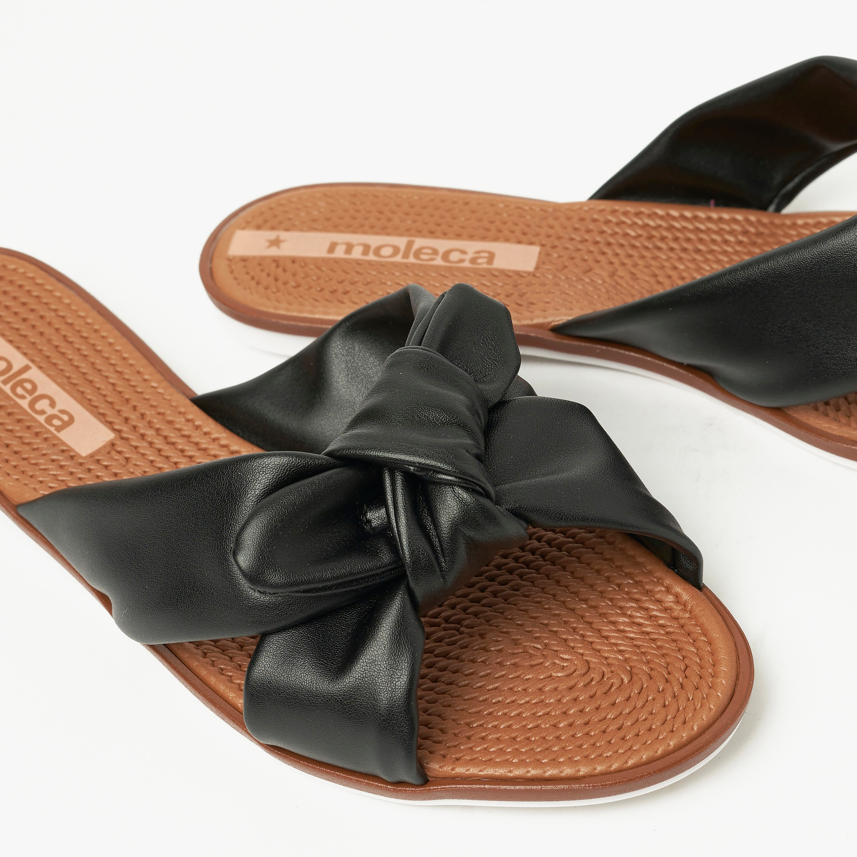 صندل موليكا نسائي منزلق بحزام عقد | 5297-456-18462-women-shoes-sandals-flats-image-5