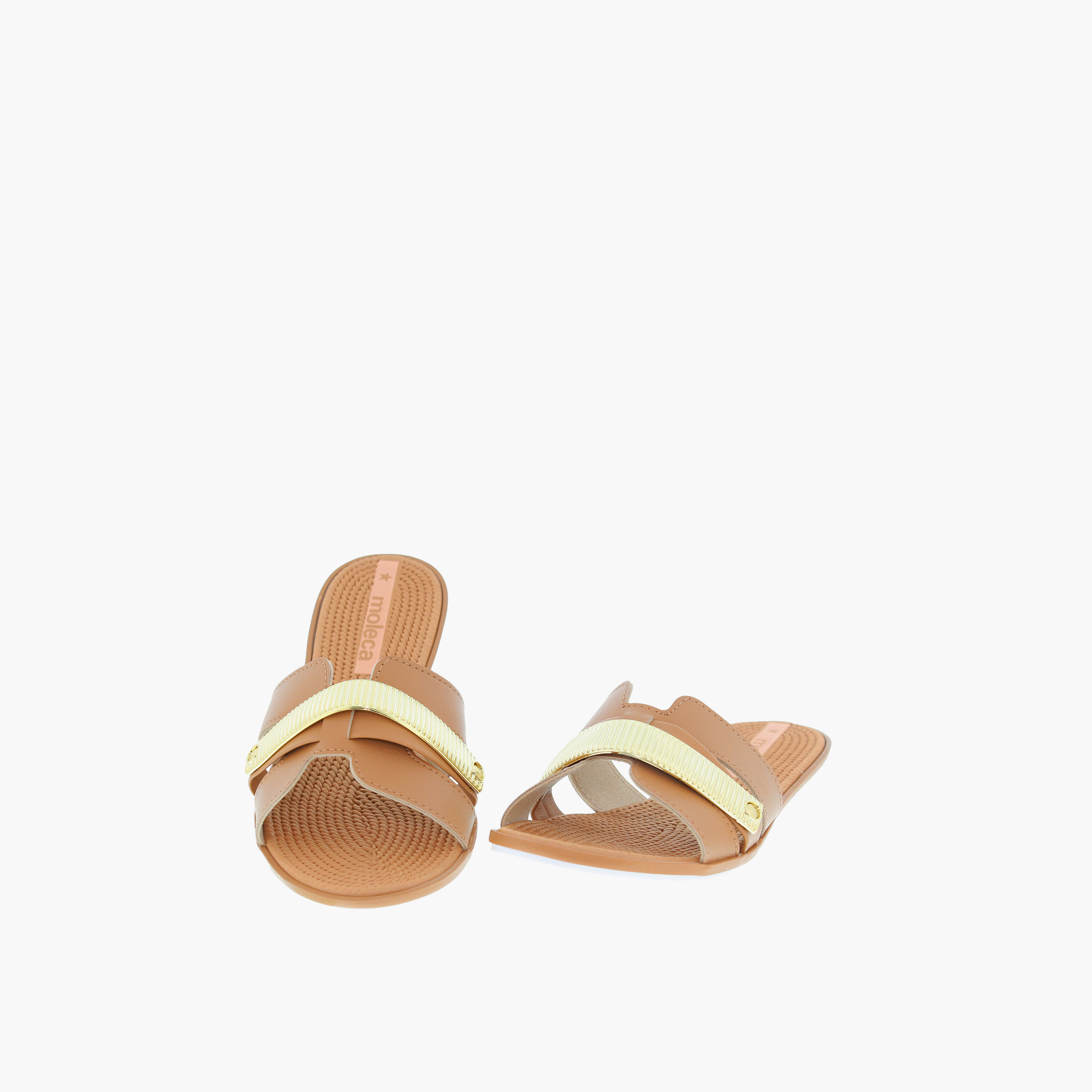 Moleca by Geoomnii Women's Slip On Raeezae Slide Sandals | 5297-470-9569-95373       -women-shoes-sandals-flats-image-4
