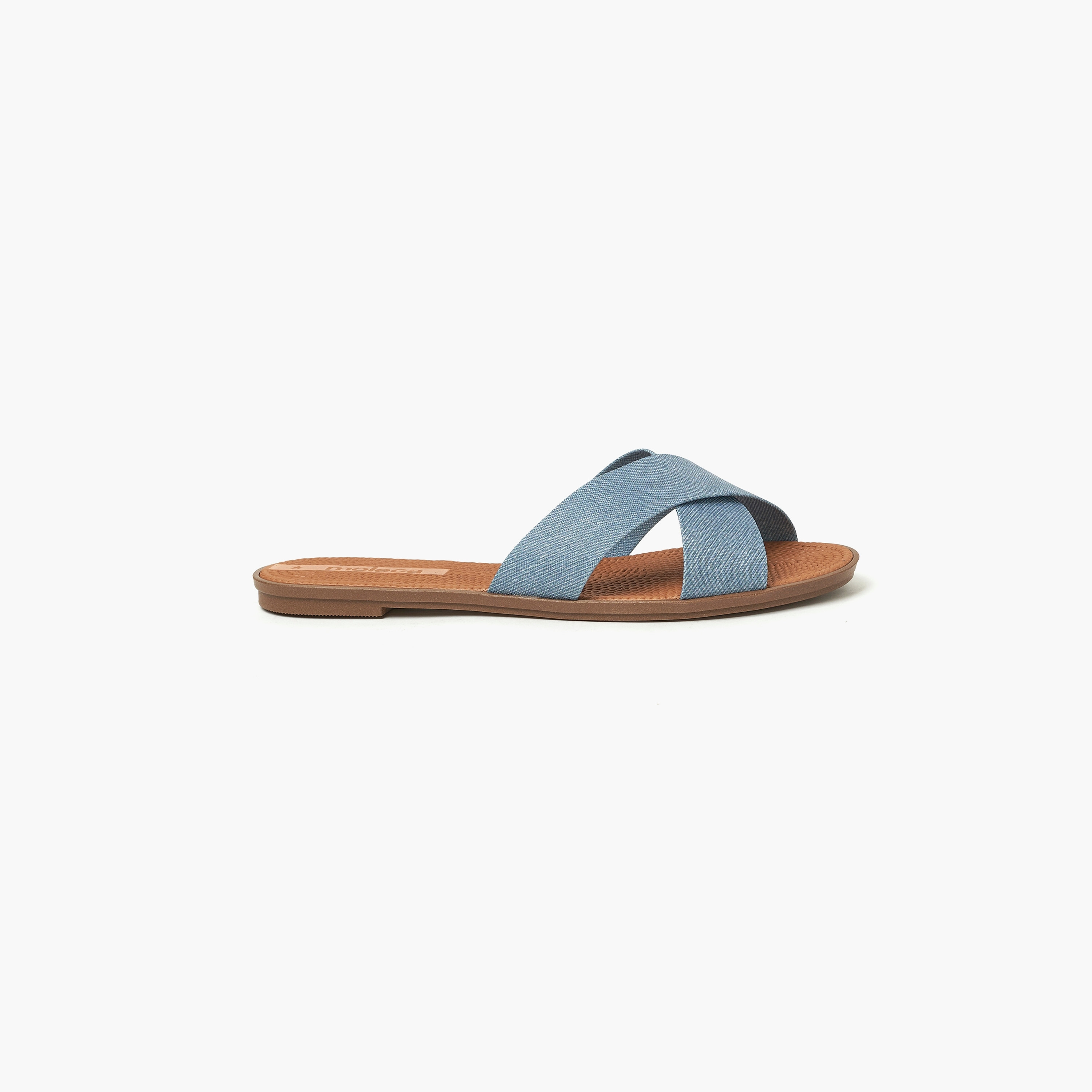 Moleca by Geoomnii Women's Flat Criss Cross Strap Sandals | 5297-559-11505       -women-shoes-sandals-flats-image-2