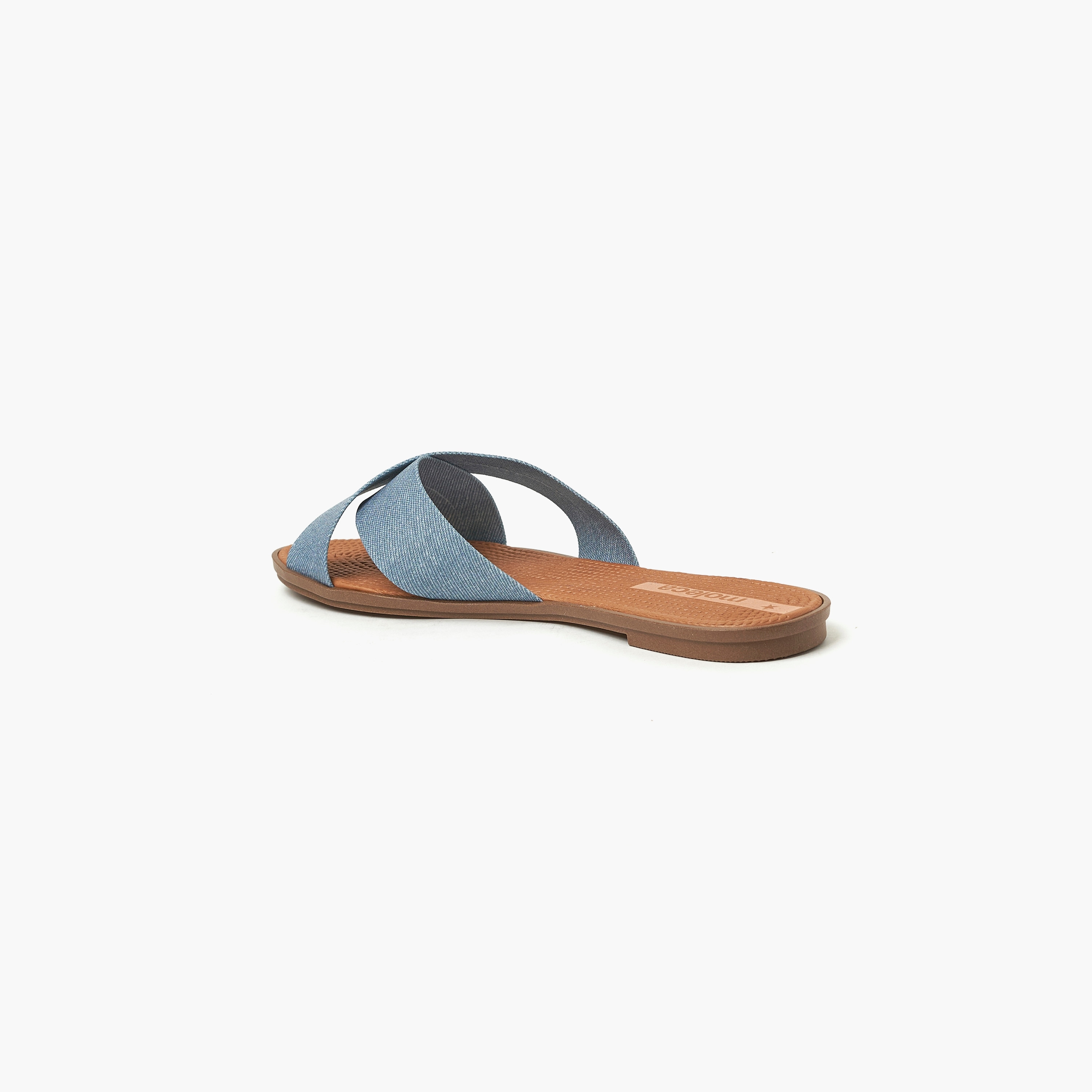 Moleca by Geoomnii Women's Flat Criss Cross Strap Sandals | 5297-559-11505       -women-shoes-sandals-flats-image-3