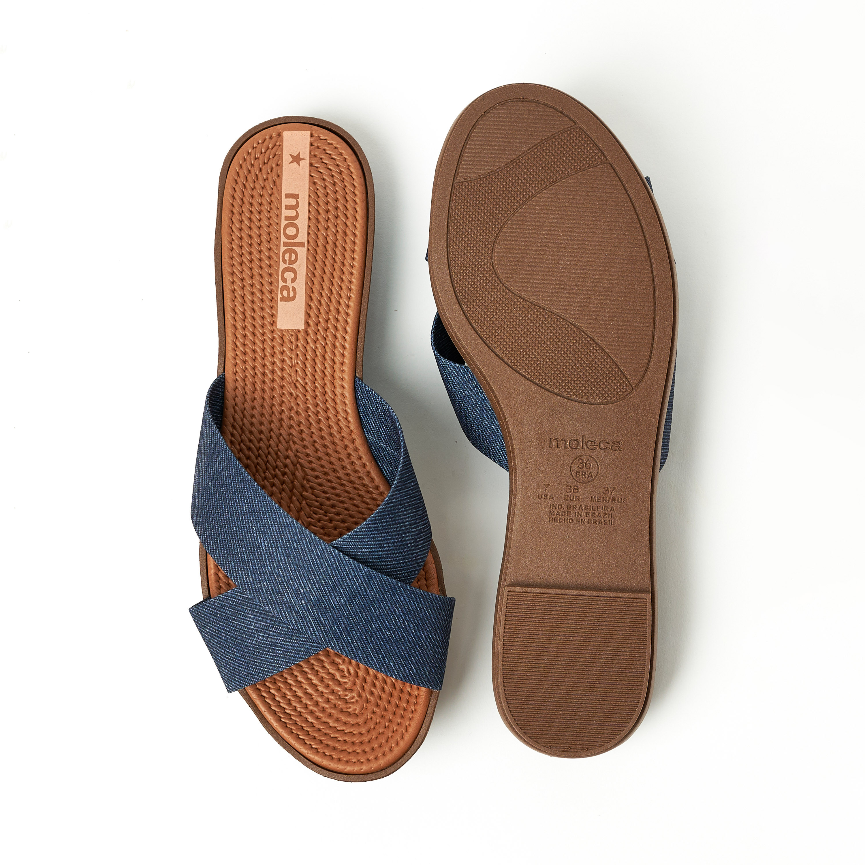 موليكا- صندل للنساء محبوك بحزام متقاطع | 5297-559-11505-46194-women-shoes-sandals-flats-image-3
