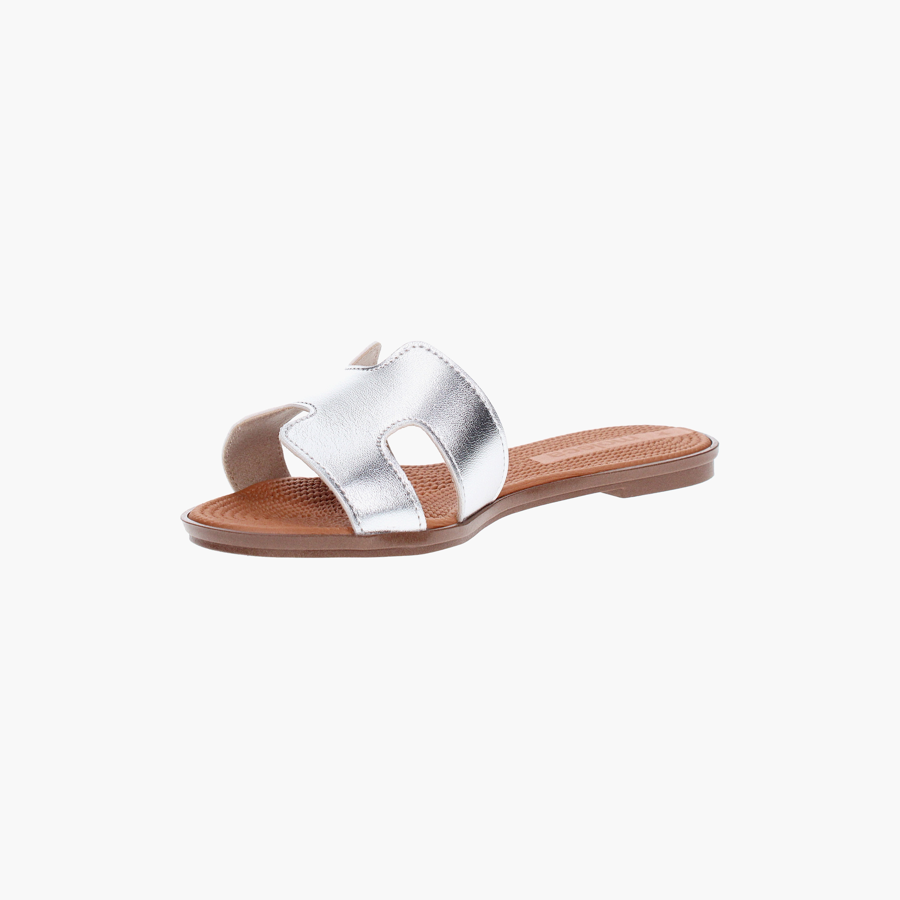 صندل نسائي مسطح معدني من موليكا | 5297-562-14710-women-shoes-sandals-flats-image-9