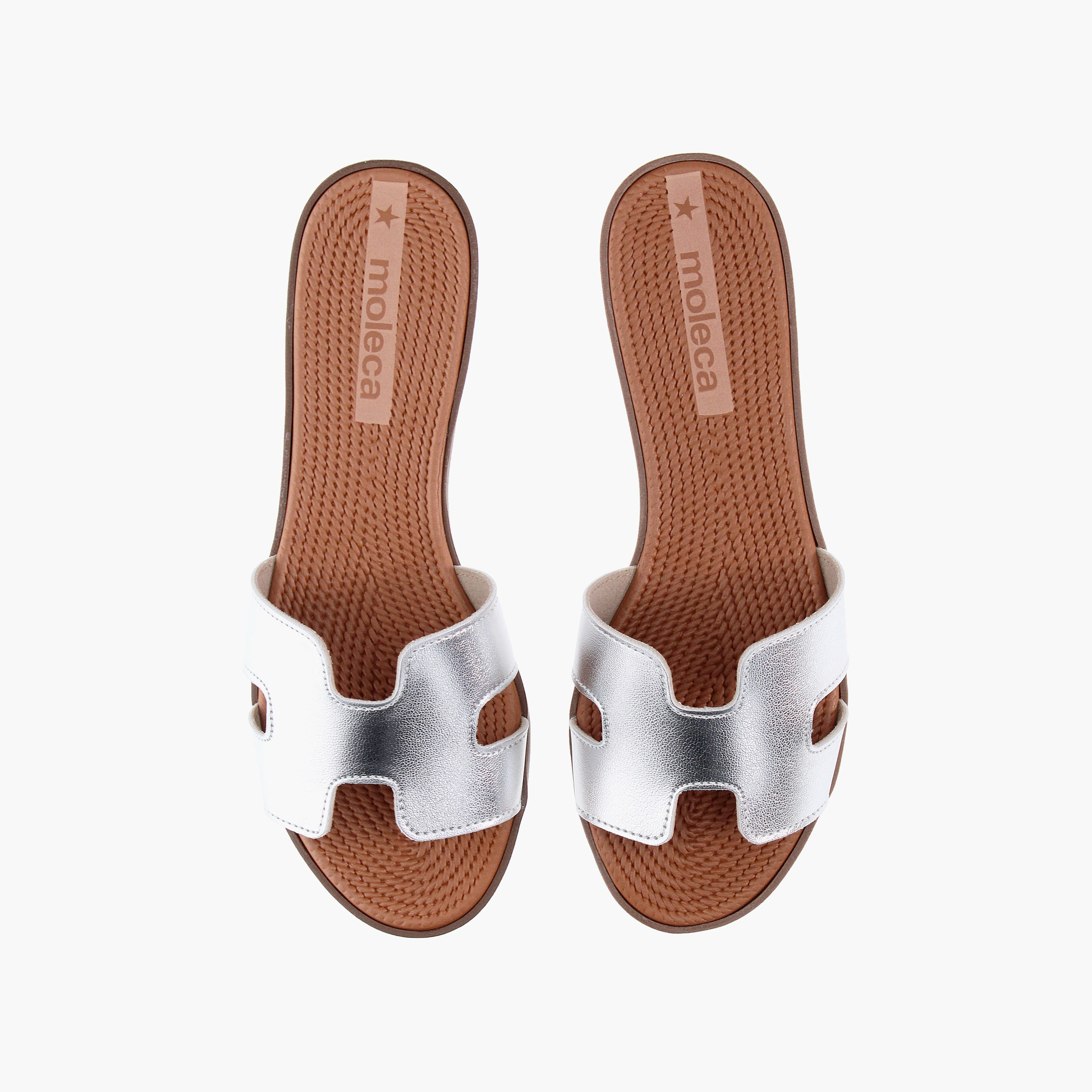 صندل نسائي مسطح معدني من موليكا | 5297-562-14710-women-shoes-sandals-flats-image-10
