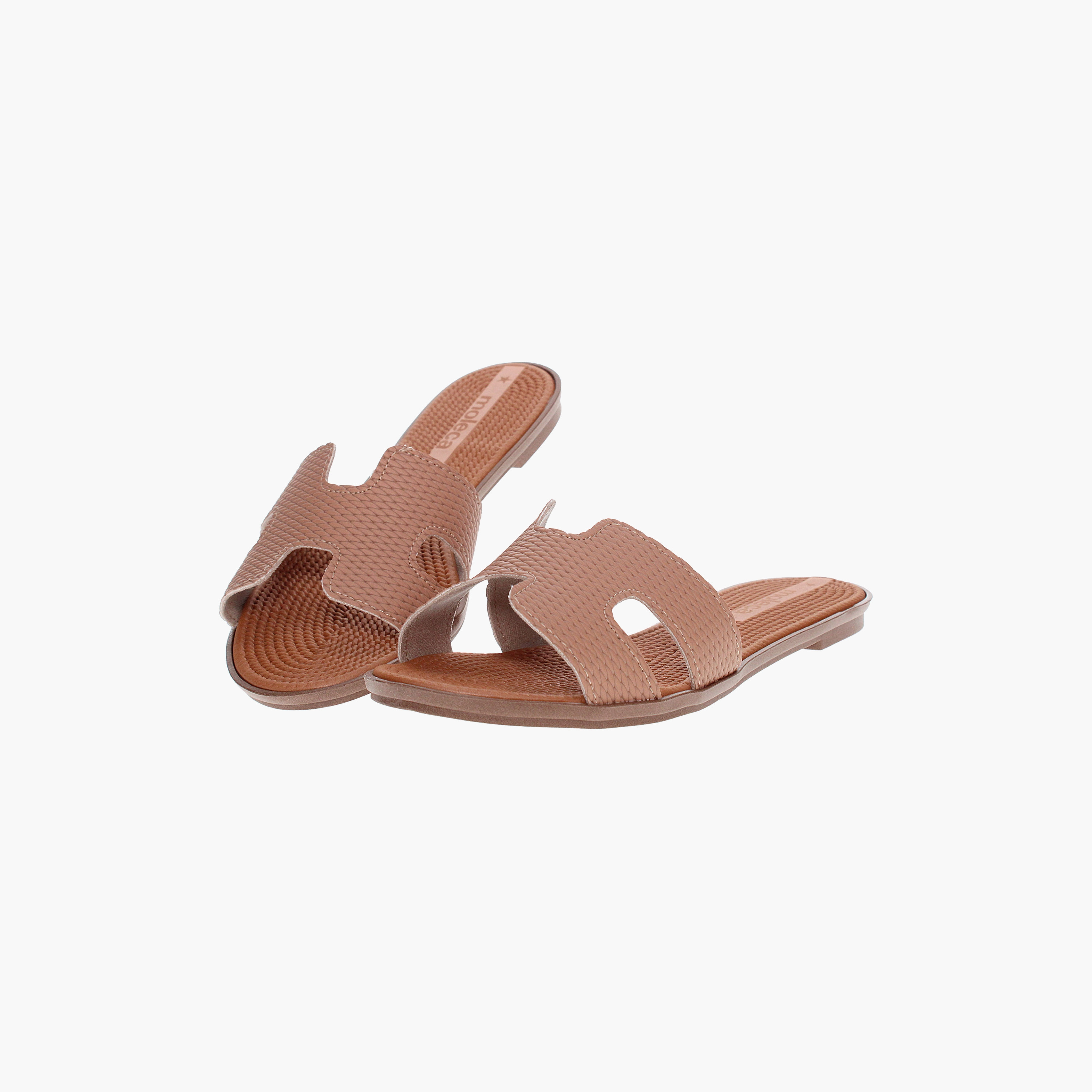 Moleca by Geoomnii Women's Open Toe Flat Slide Sandals | 5297-562-26533-52531       -women-shoes-sandals-flats-image-1