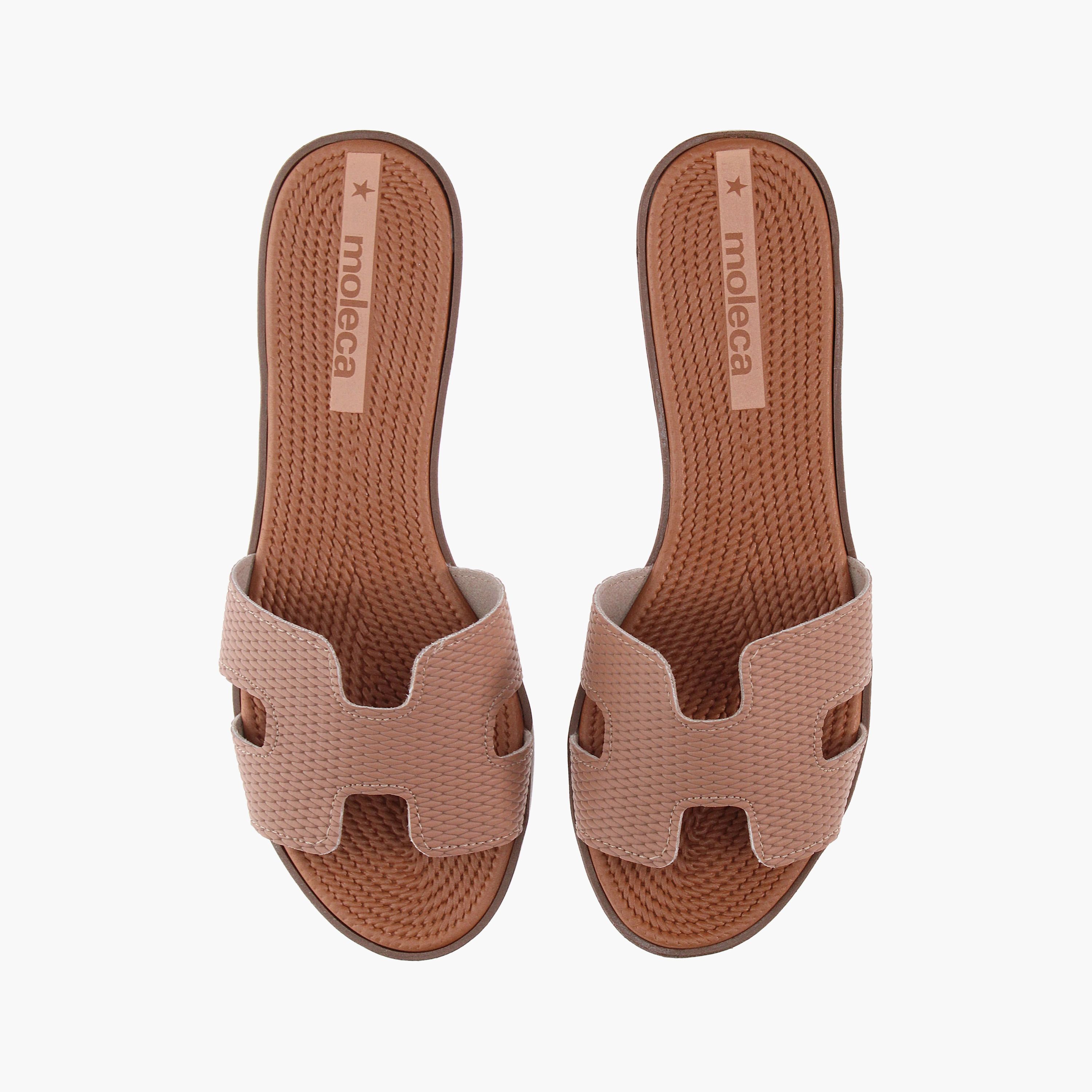 Moleca by Geoomnii Women's Open Toe Flat Slide Sandals | 5297-562-26533-52531       -women-shoes-sandals-flats-image-5