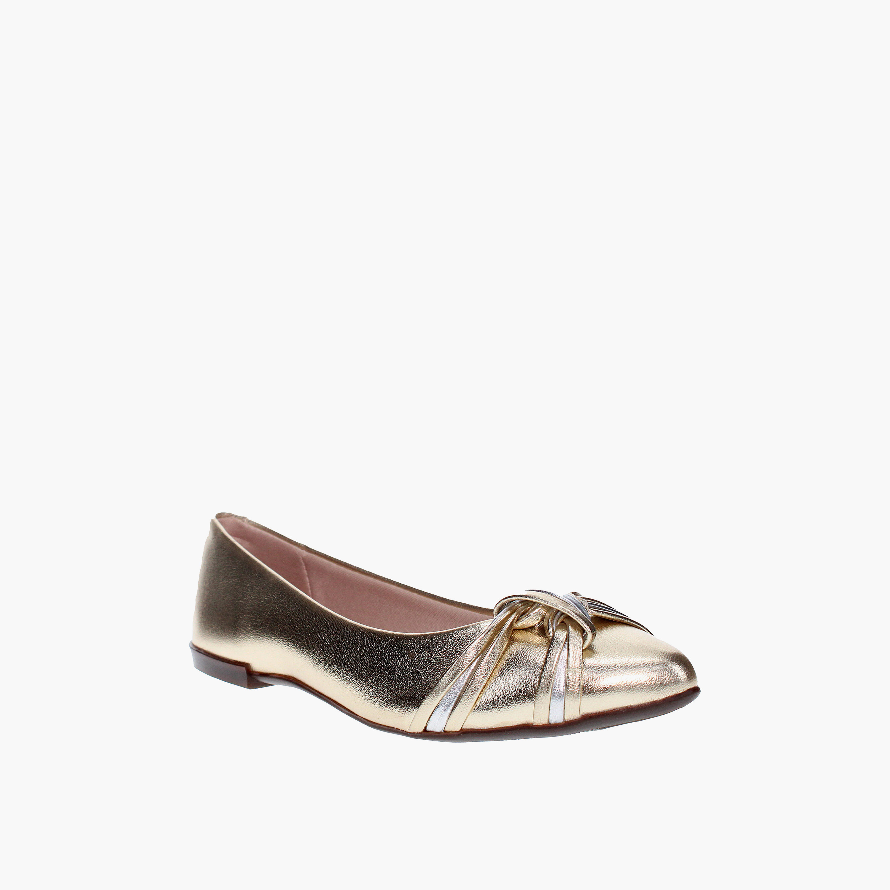 موليكا- حذاء باليه نسائي سهل الارتداء بمقدمة مدببة | 5301-375-25911-920-women-shoes-ballerinas-image-1