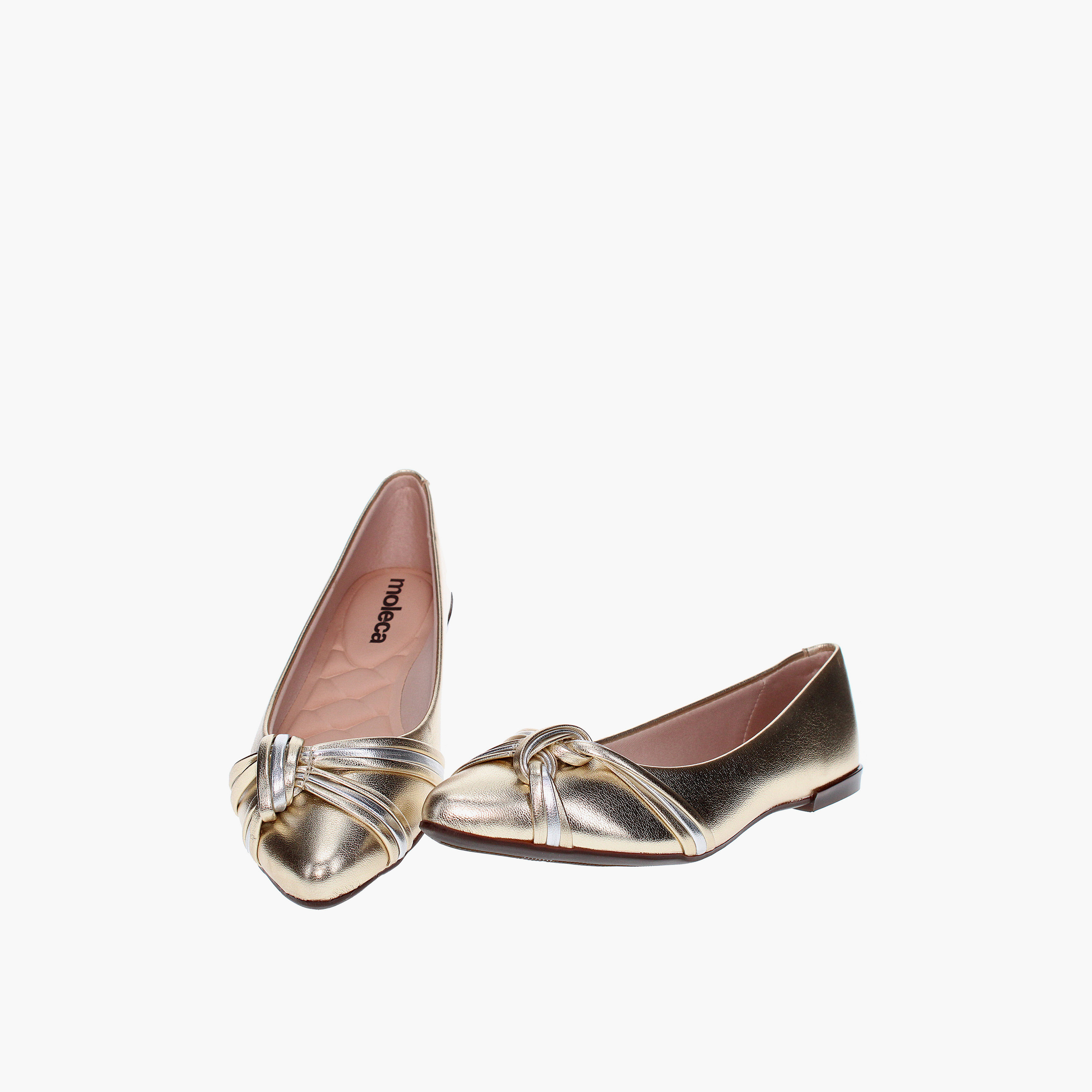 موليكا- حذاء باليه نسائي سهل الارتداء بمقدمة مدببة | 5301-375-25911-920-women-shoes-ballerinas-image-2
