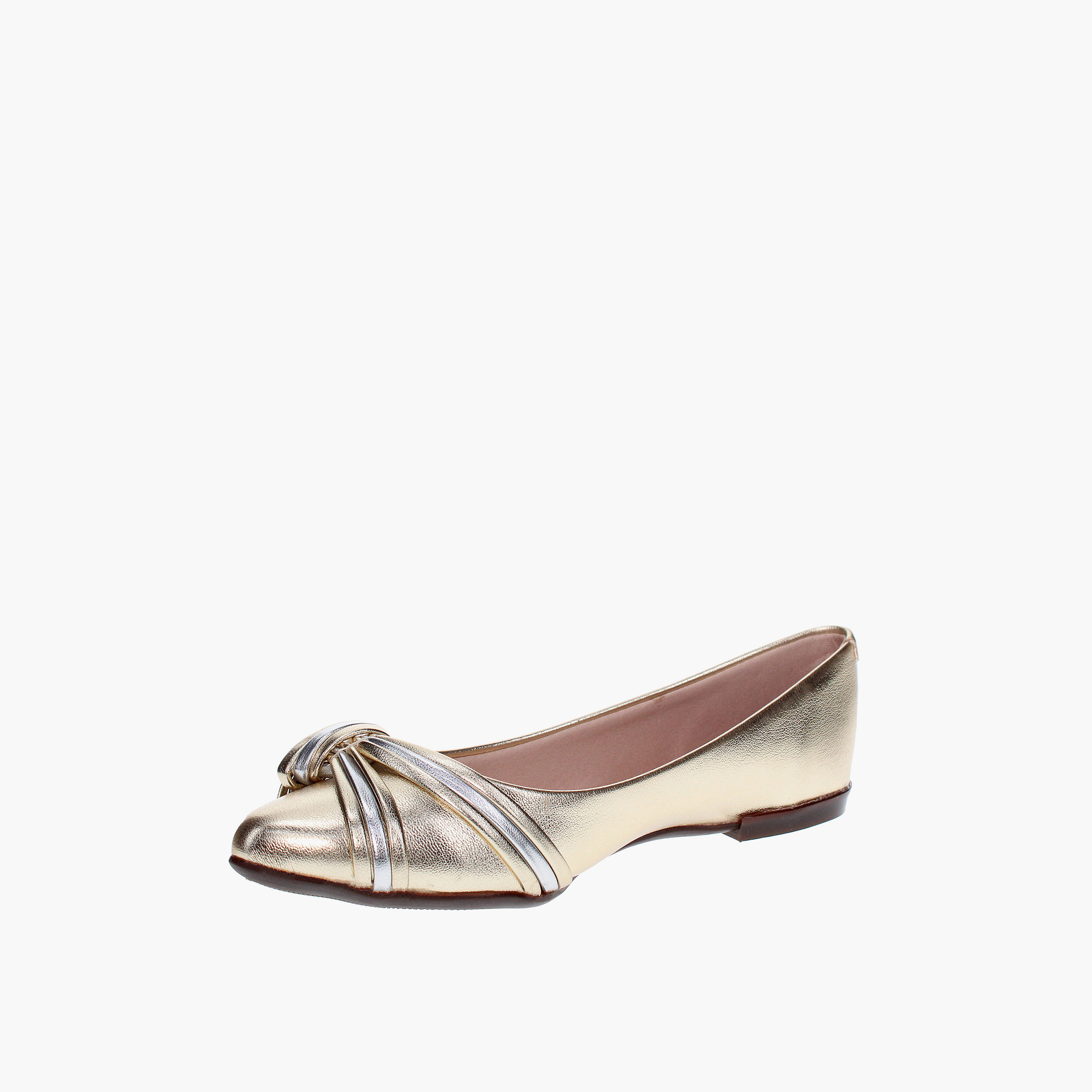 موليكا- حذاء باليه نسائي سهل الارتداء بمقدمة مدببة | 5301-375-25911-920-women-shoes-ballerinas-image-3