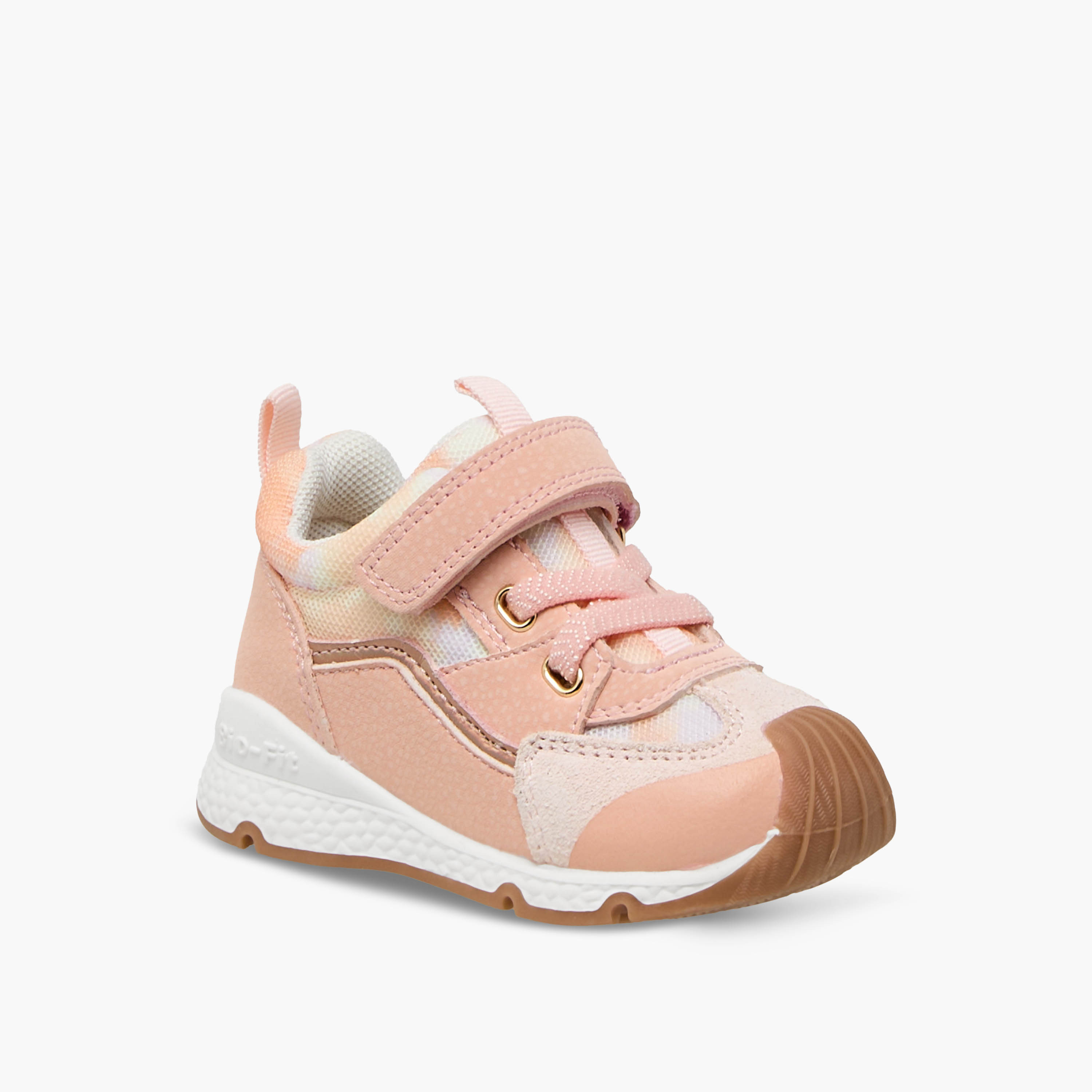 Barefeet Panelled Sneakers with Hook and Loop Closure-girls-shoes-sneakers-image-2