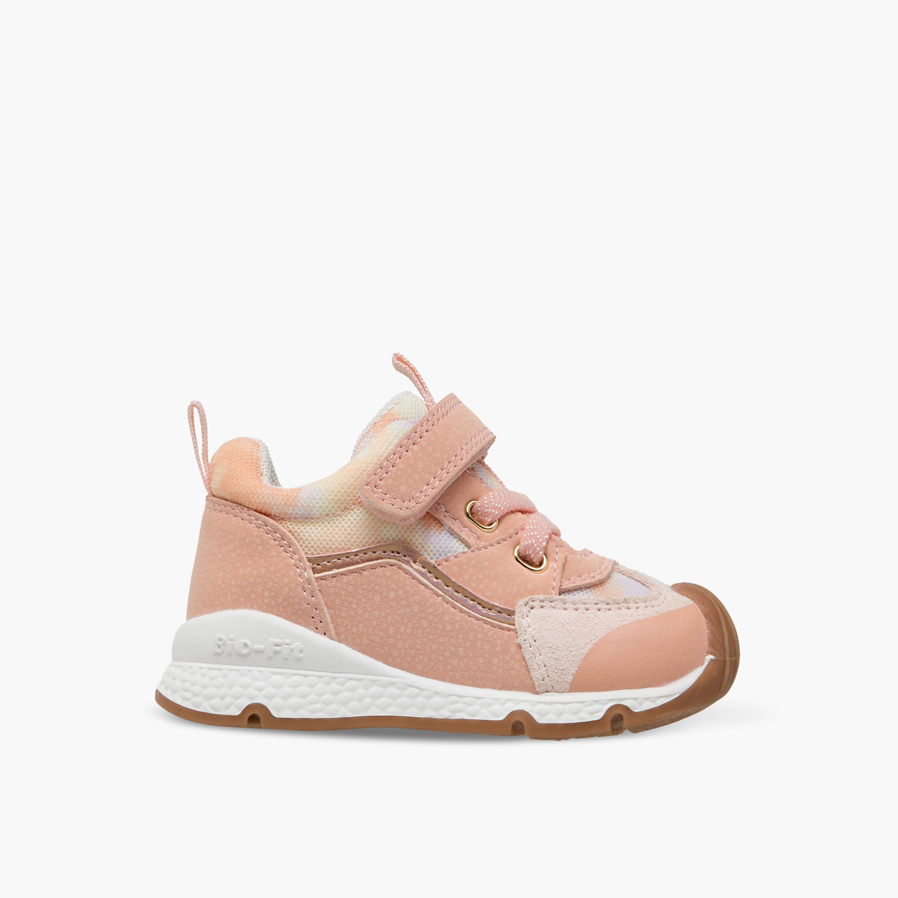 Barefeet Panelled Sneakers with Hook and Loop Closure-girls-shoes-sneakers-image-3
